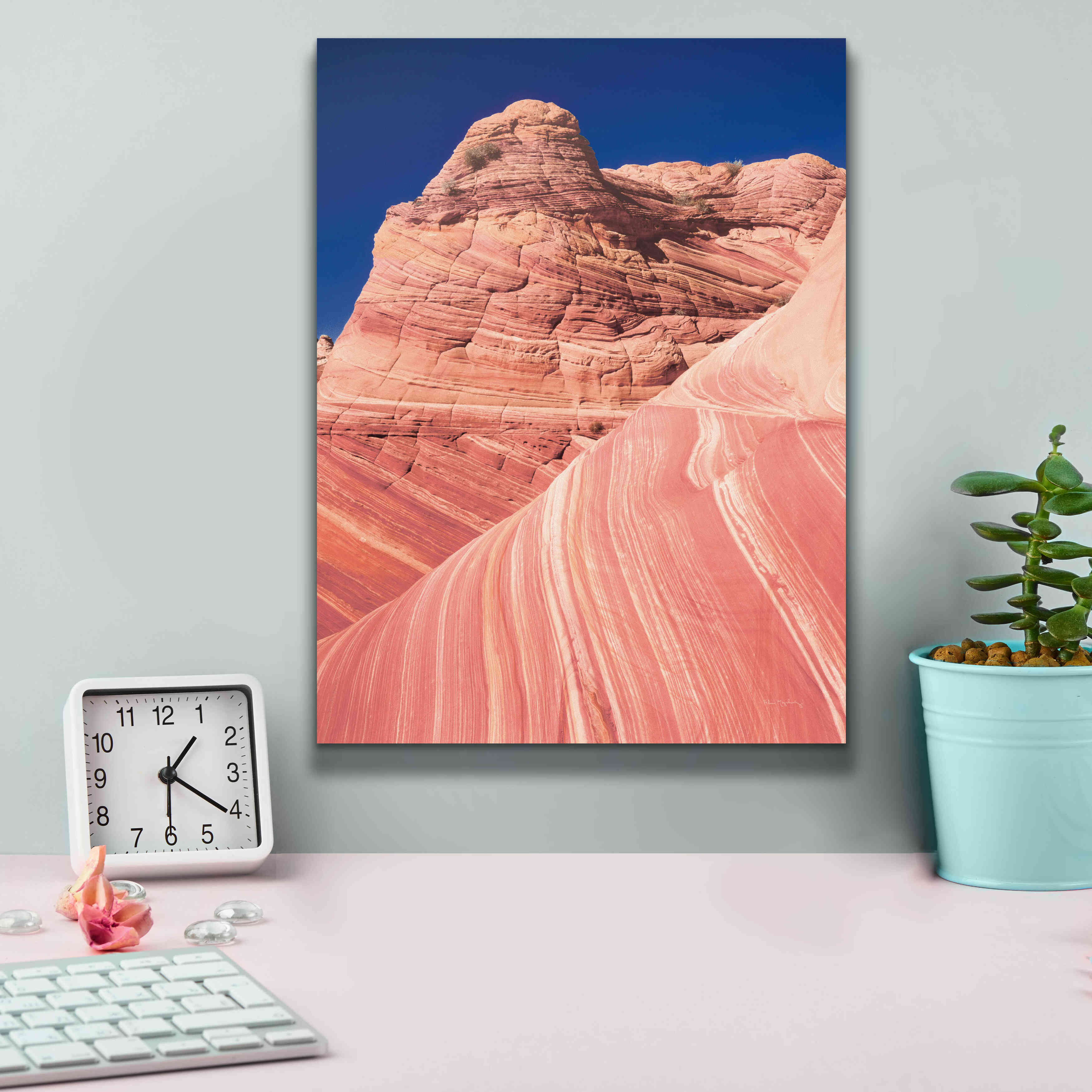 'Coyote Buttes I Blush' by Alan Majchrowicz,Giclee Canvas Wall Art,12x16