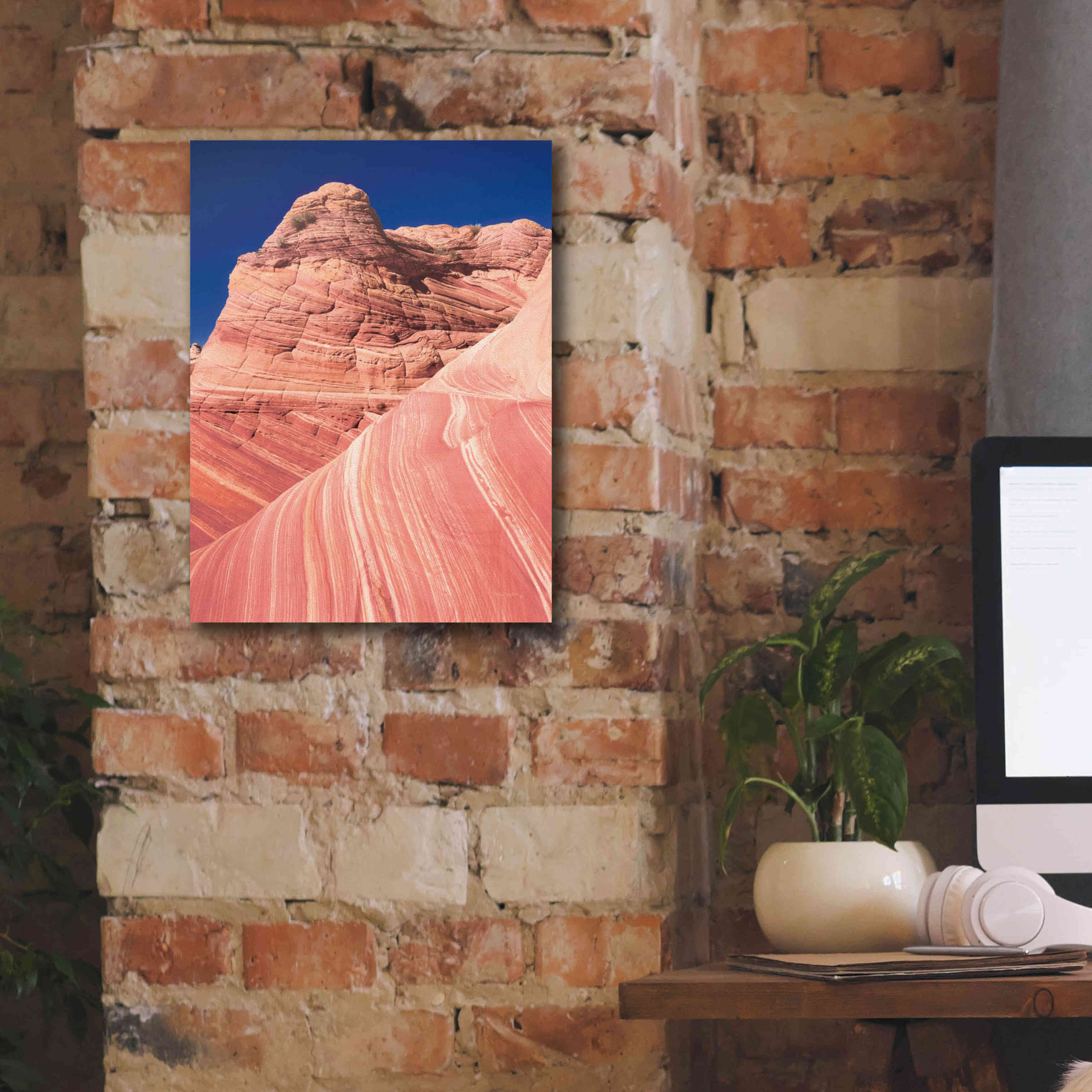 'Coyote Buttes I Blush' by Alan Majchrowicz,Giclee Canvas Wall Art,12x16