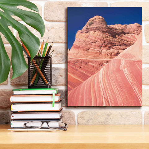 Image of 'Coyote Buttes I Blush' by Alan Majchrowicz,Giclee Canvas Wall Art,12x16