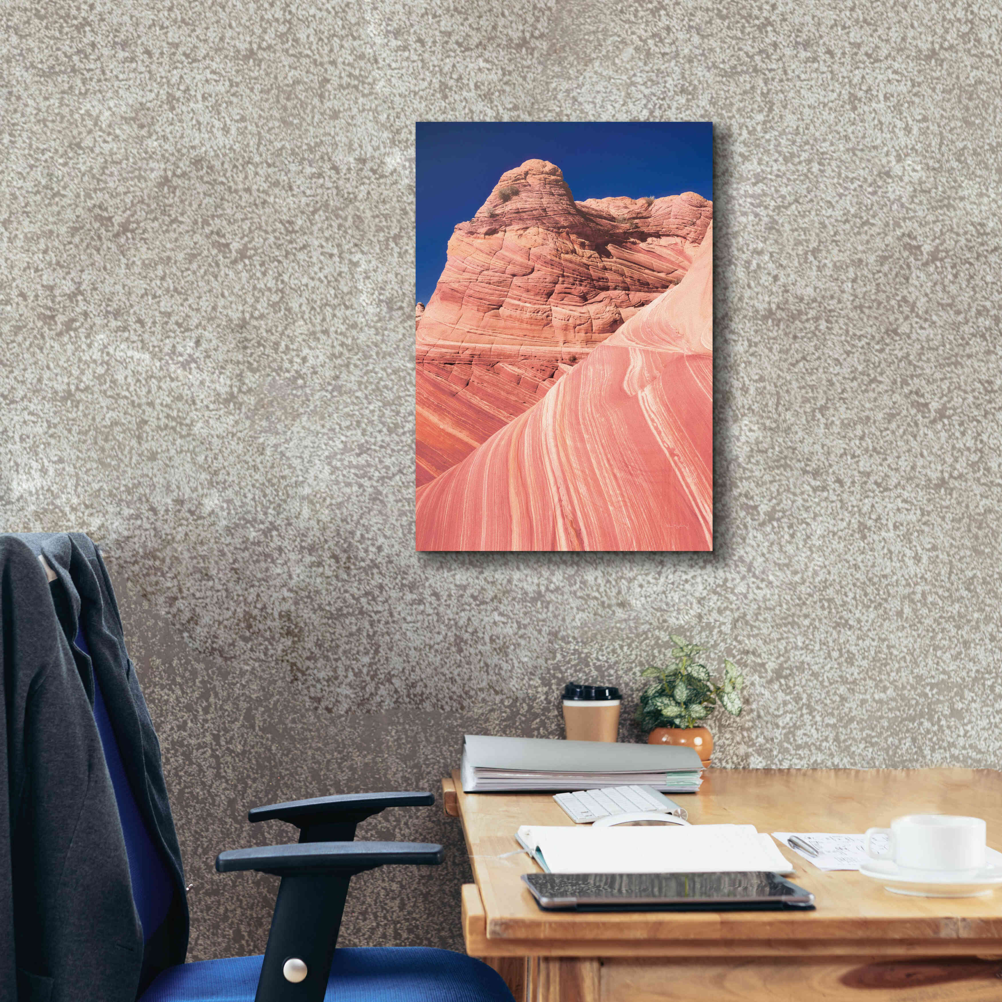 'Coyote Buttes I Blush' by Alan Majchrowicz,Giclee Canvas Wall Art,18x26