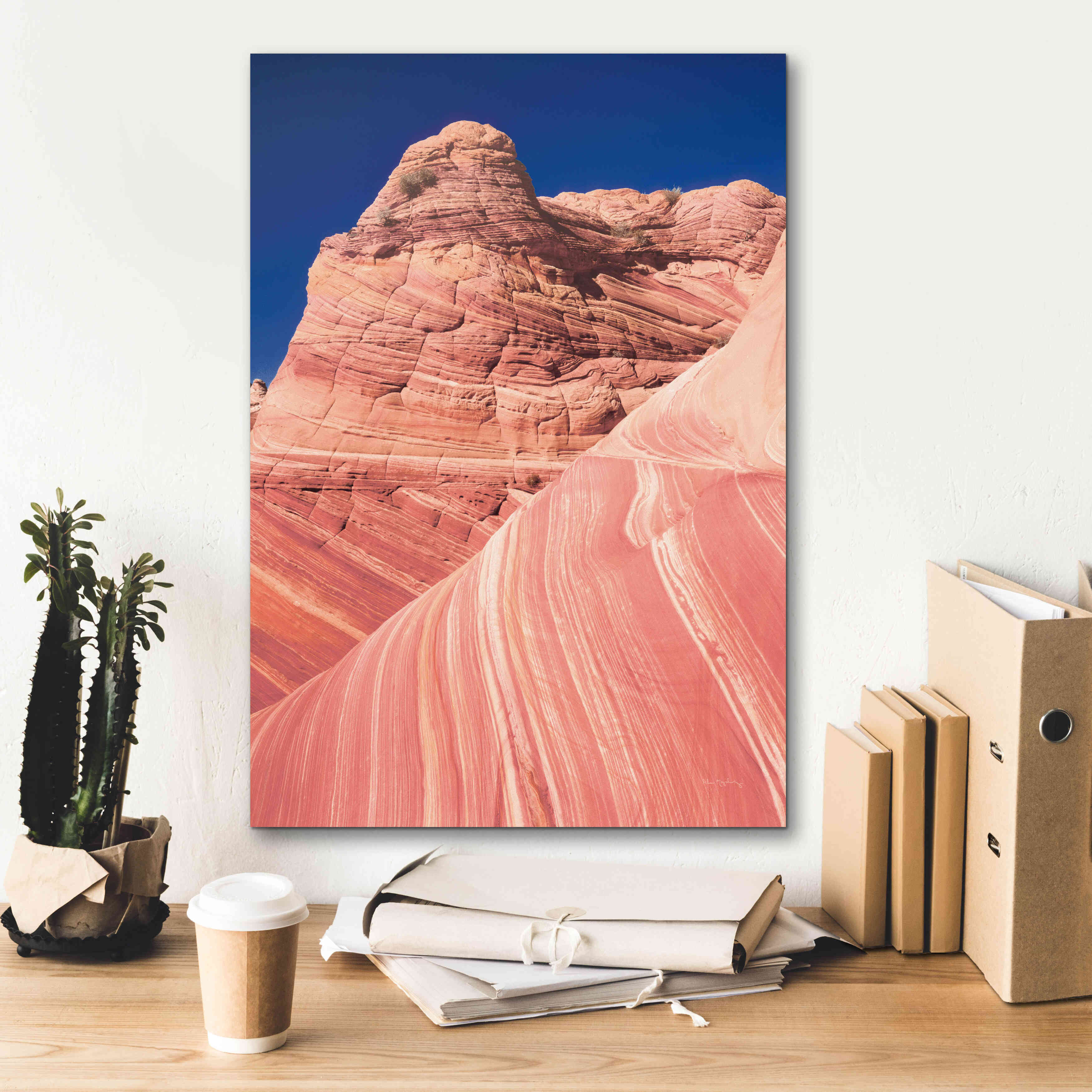 'Coyote Buttes I Blush' by Alan Majchrowicz,Giclee Canvas Wall Art,18x26
