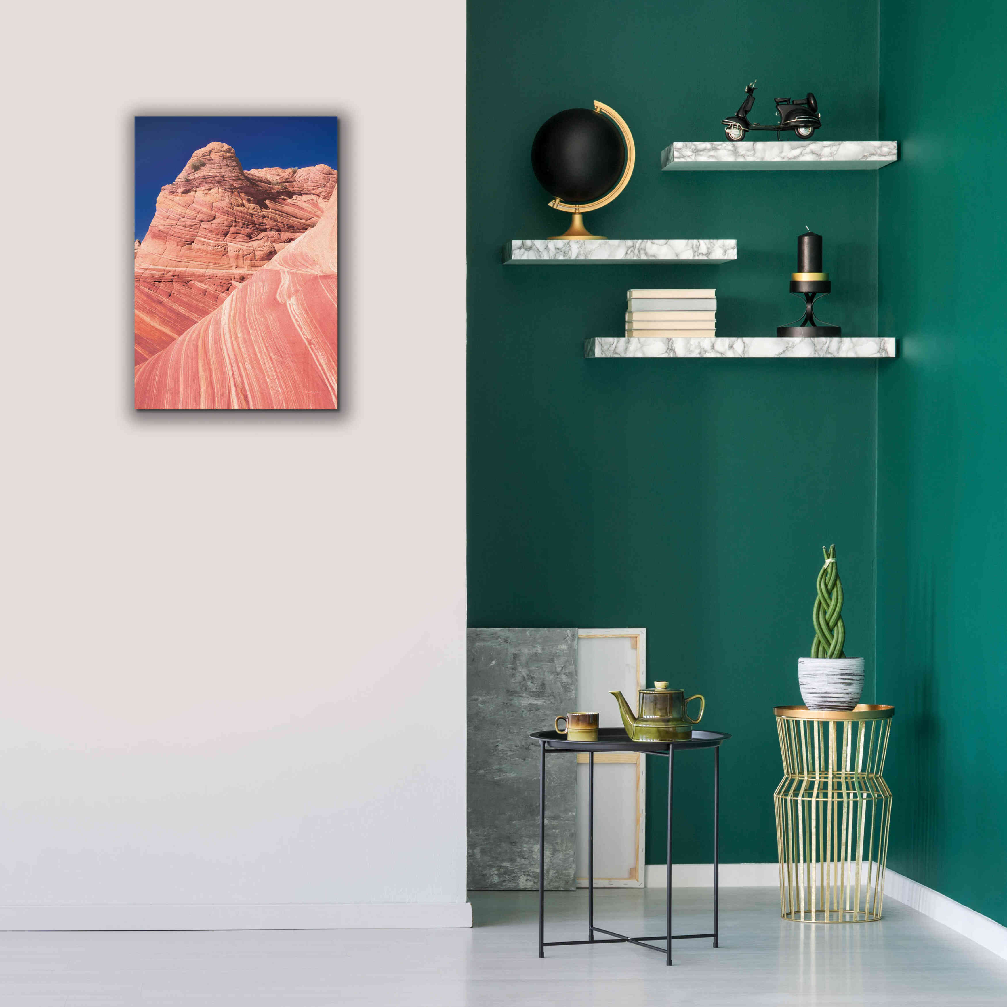 'Coyote Buttes I Blush' by Alan Majchrowicz,Giclee Canvas Wall Art,18x26