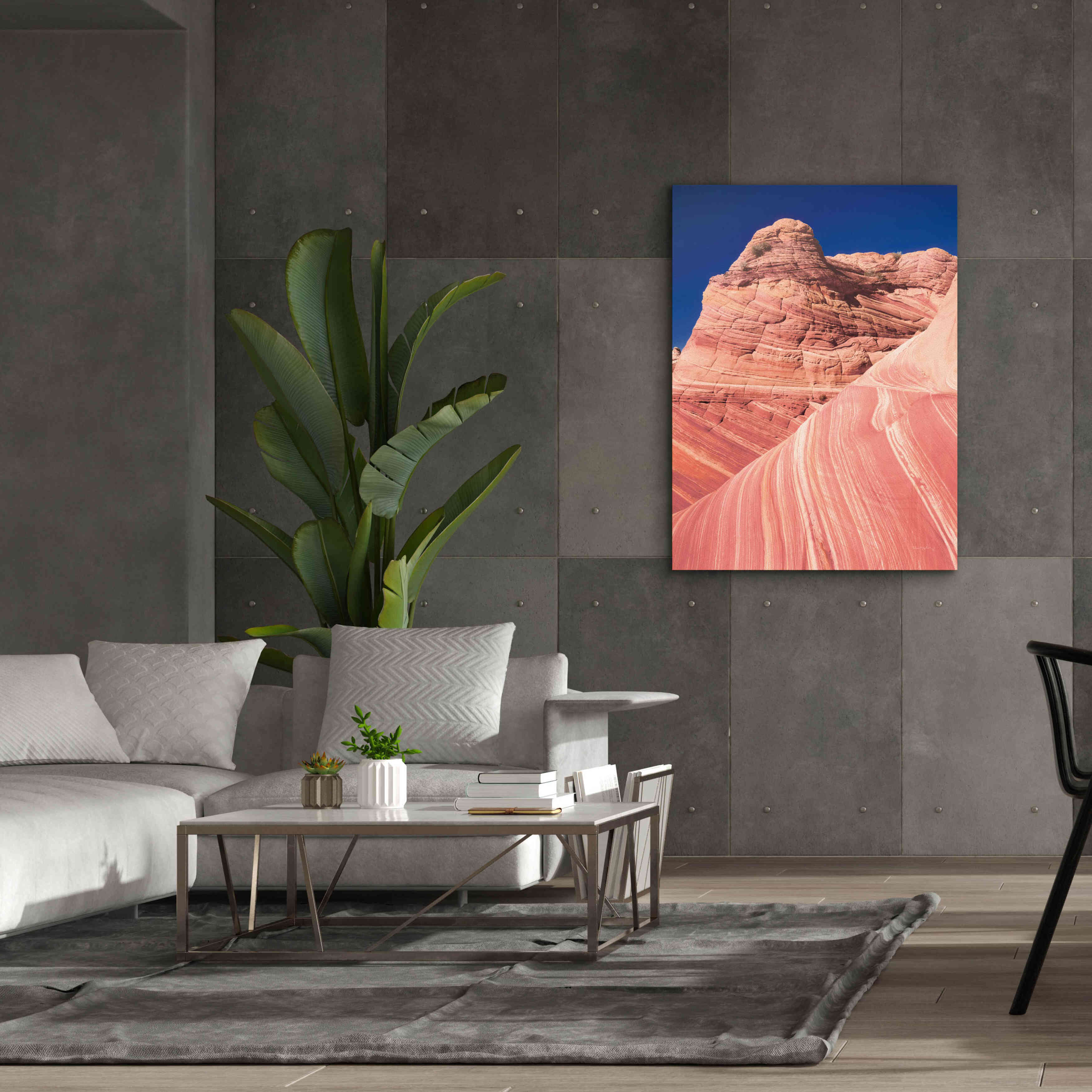 'Coyote Buttes I Blush' by Alan Majchrowicz,Giclee Canvas Wall Art,40x54