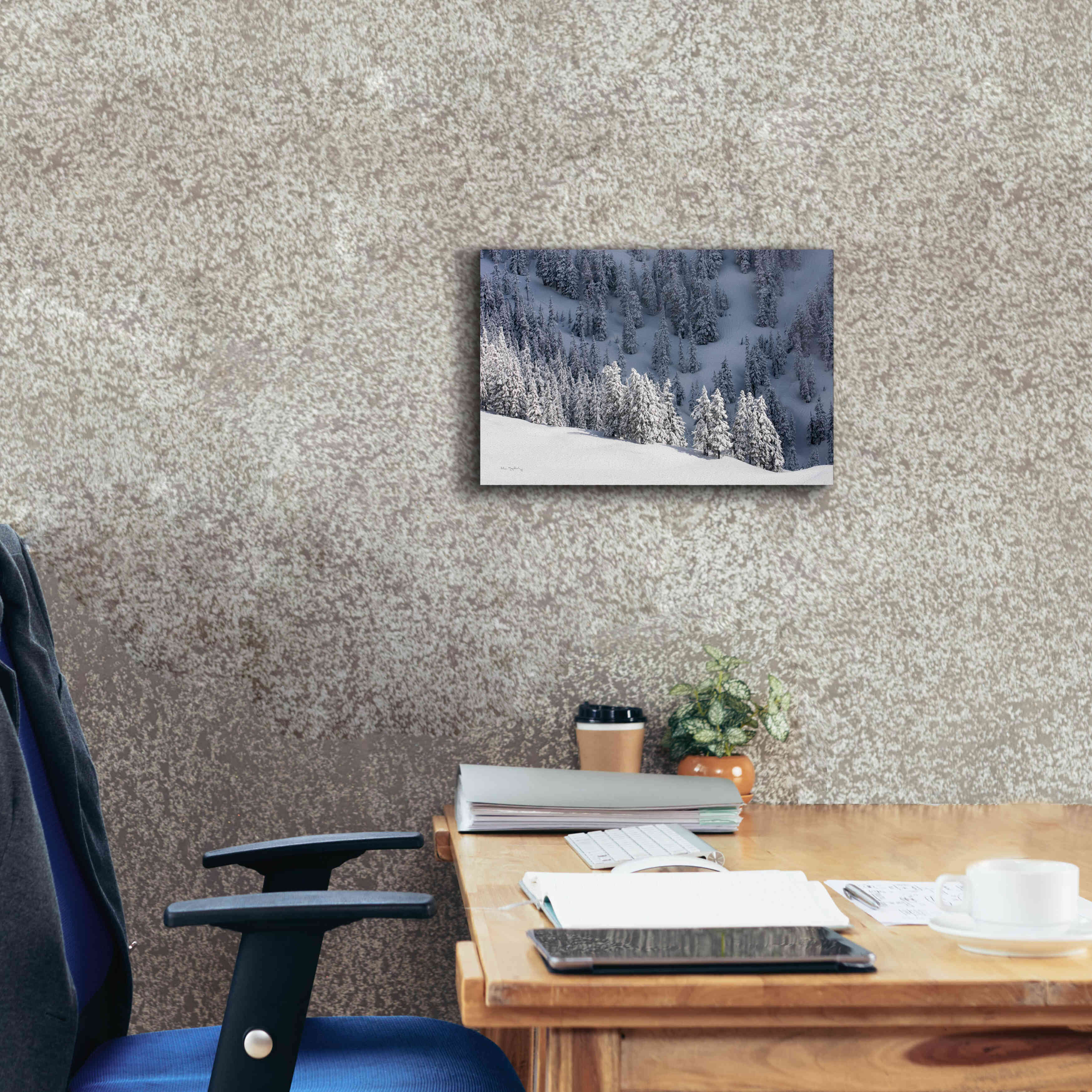 'North Cascades in Winter III' by Alan Majchrowicz,Giclee Canvas Wall Art,18x12