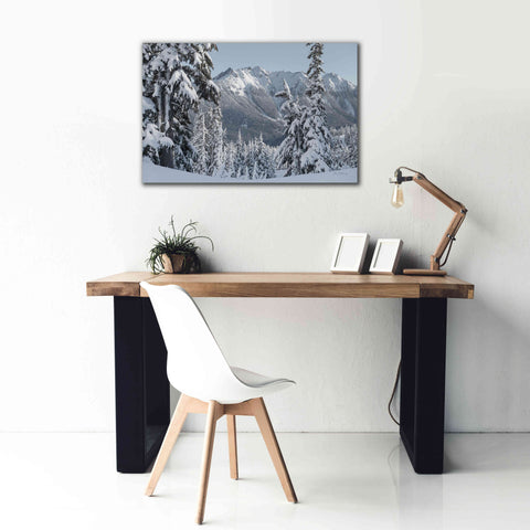 Image of 'Nooksack Ridge in Winter' by Alan Majchrowicz,Giclee Canvas Wall Art,40x26