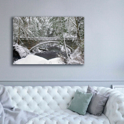 Image of 'Whatcom Creek Bridge' by Alan Majchrowicz,Giclee Canvas Wall Art,60x40