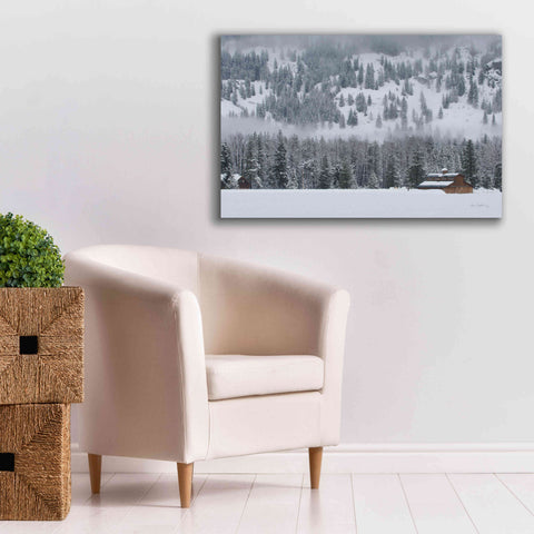 Image of 'Methow Valley Barn' by Alan Majchrowicz,Giclee Canvas Wall Art,40x26