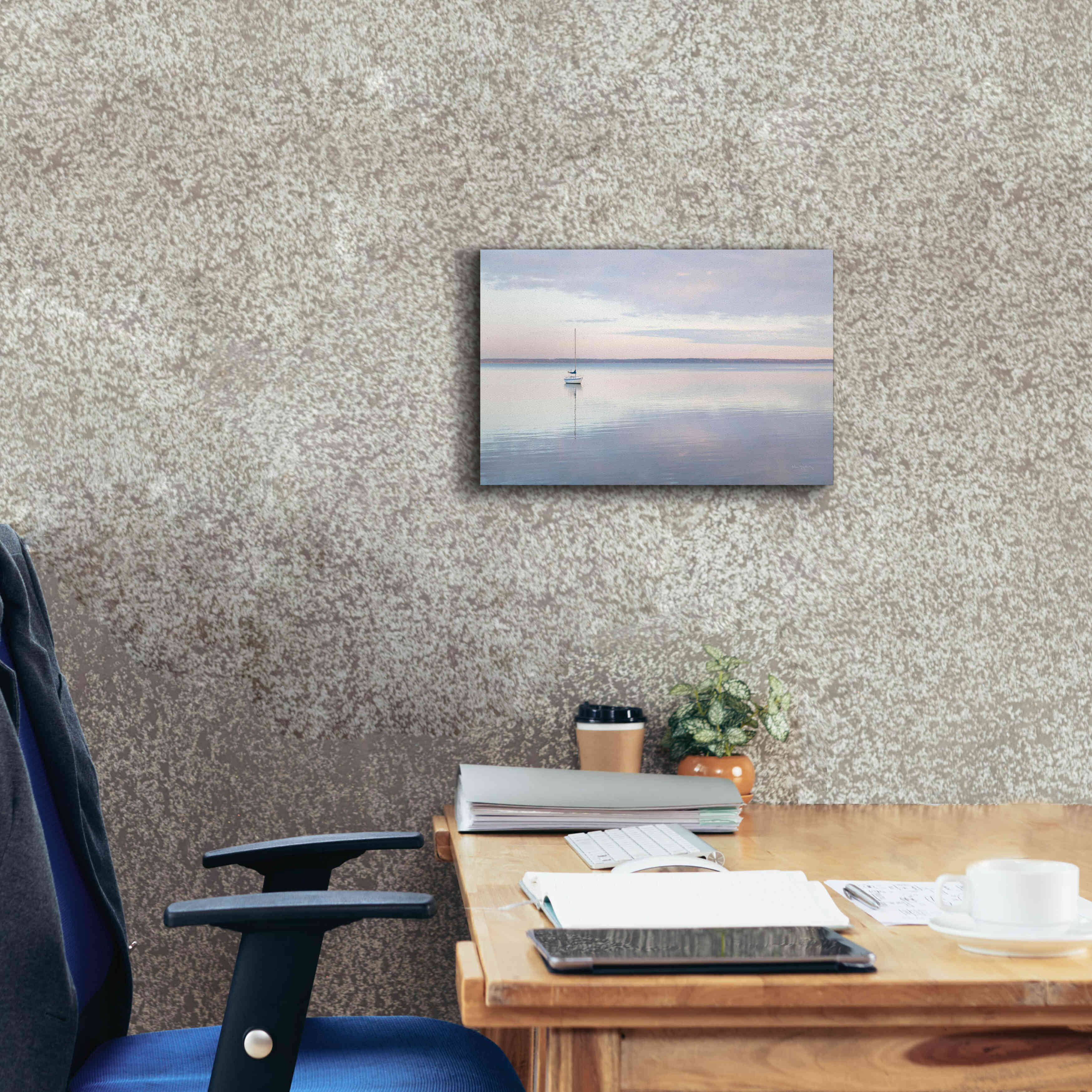 'Sailboat in Bellingham Bay I' by Alan Majchrowicz,Giclee Canvas Wall Art,18x12