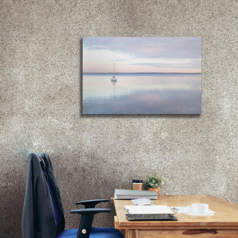 Image of 'Sailboat in Bellingham Bay I' by Alan Majchrowicz,Giclee Canvas Wall Art,40x26
