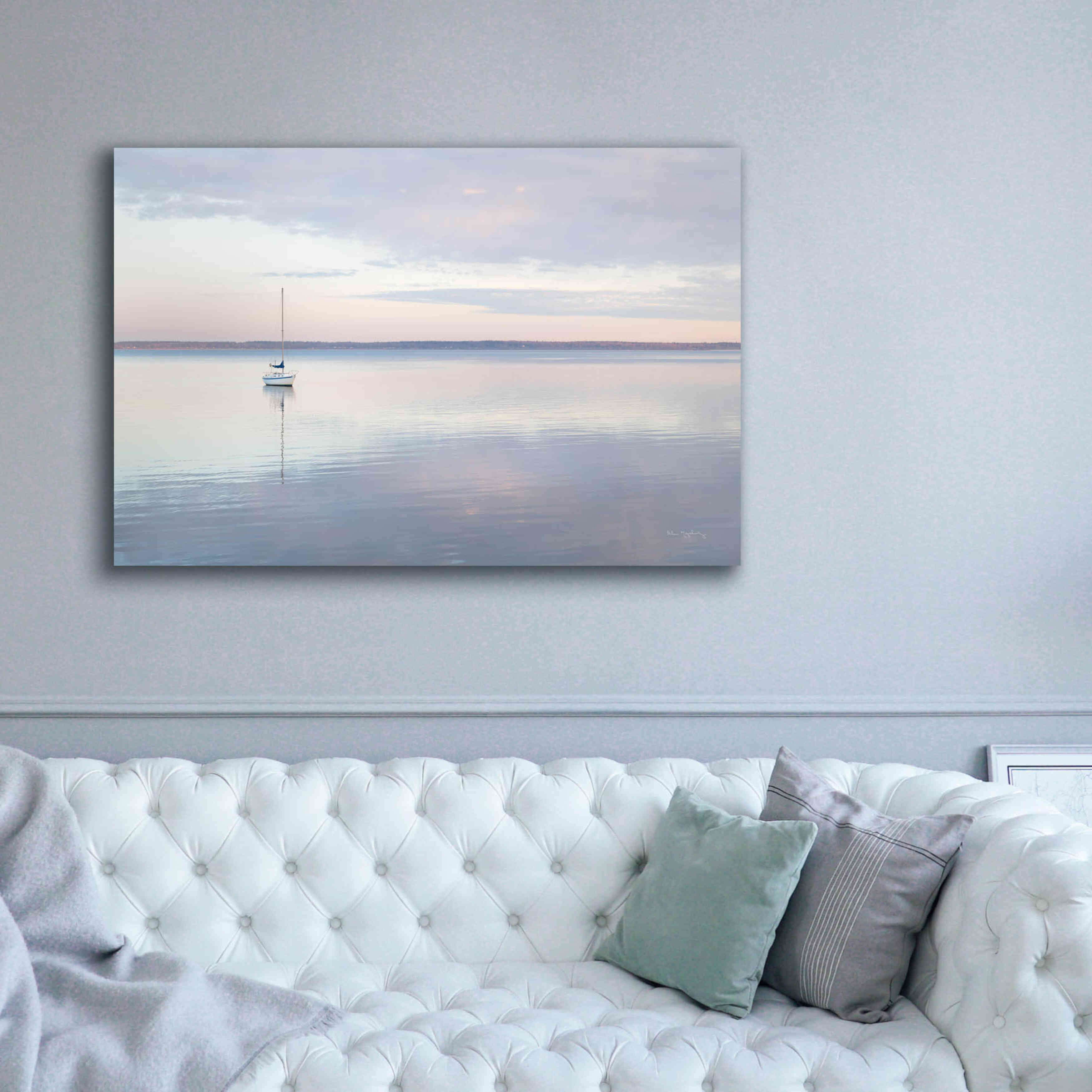 'Sailboat in Bellingham Bay I' by Alan Majchrowicz,Giclee Canvas Wall Art,60x40