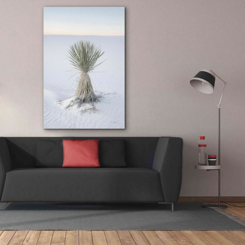Image of 'Yucca in White Sands National Monument' by Alan Majchrowicz,Giclee Canvas Wall Art,40x60