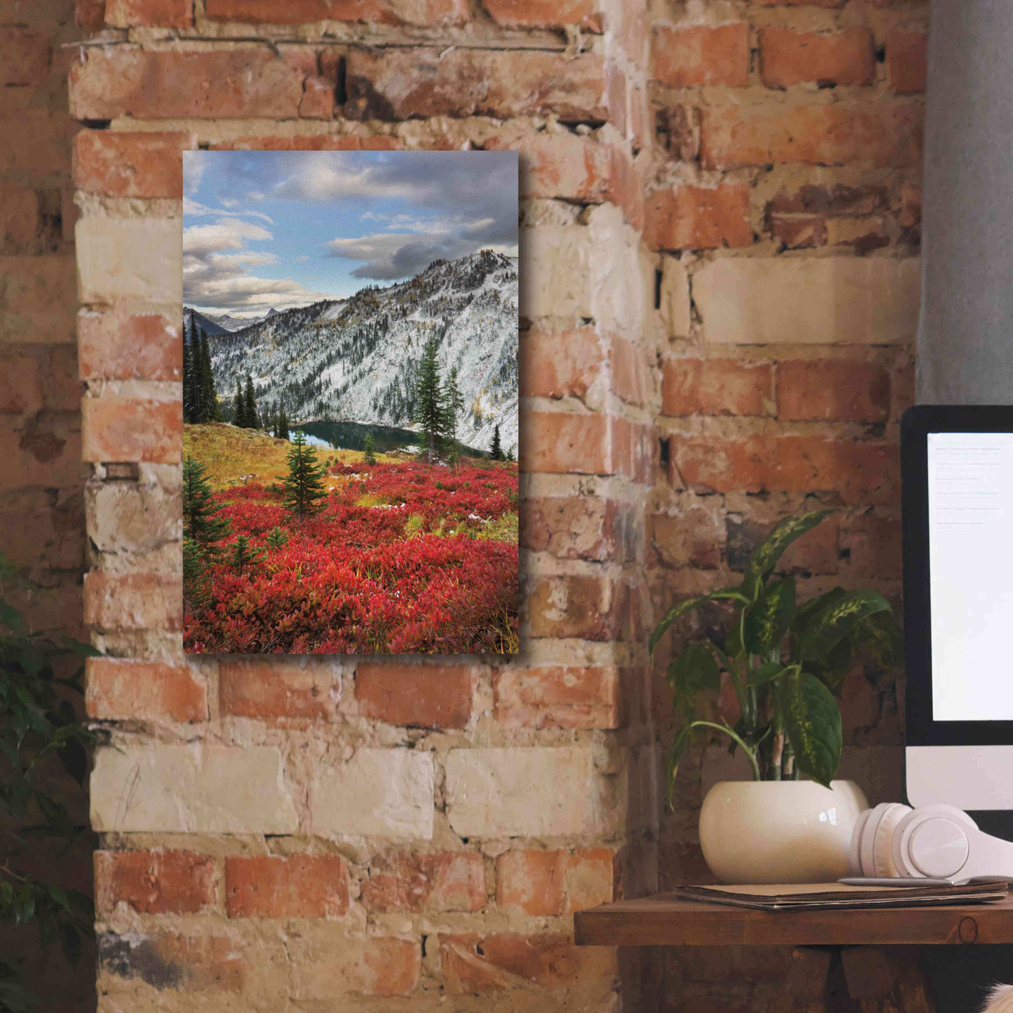 'Lake Ann North Cascades' by Alan Majchrowicz,Giclee Canvas Wall Art,12x18