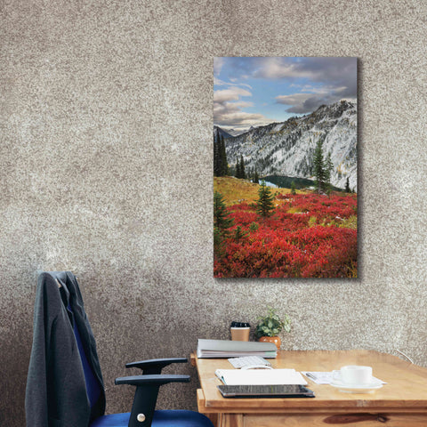 Image of 'Lake Ann North Cascades' by Alan Majchrowicz,Giclee Canvas Wall Art,26x40