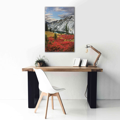 Image of 'Lake Ann North Cascades' by Alan Majchrowicz,Giclee Canvas Wall Art,26x40
