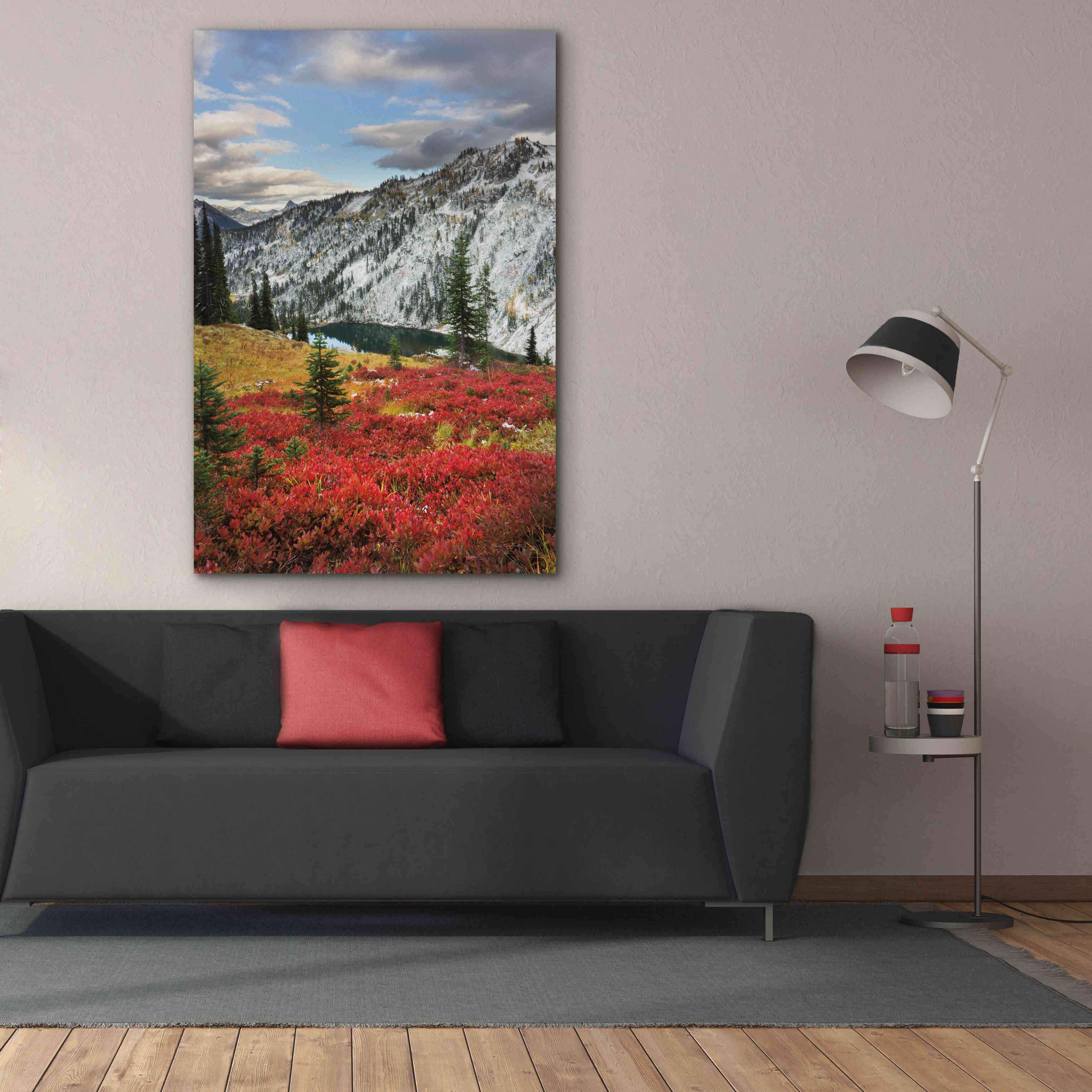 'Lake Ann North Cascades' by Alan Majchrowicz,Giclee Canvas Wall Art,40x60