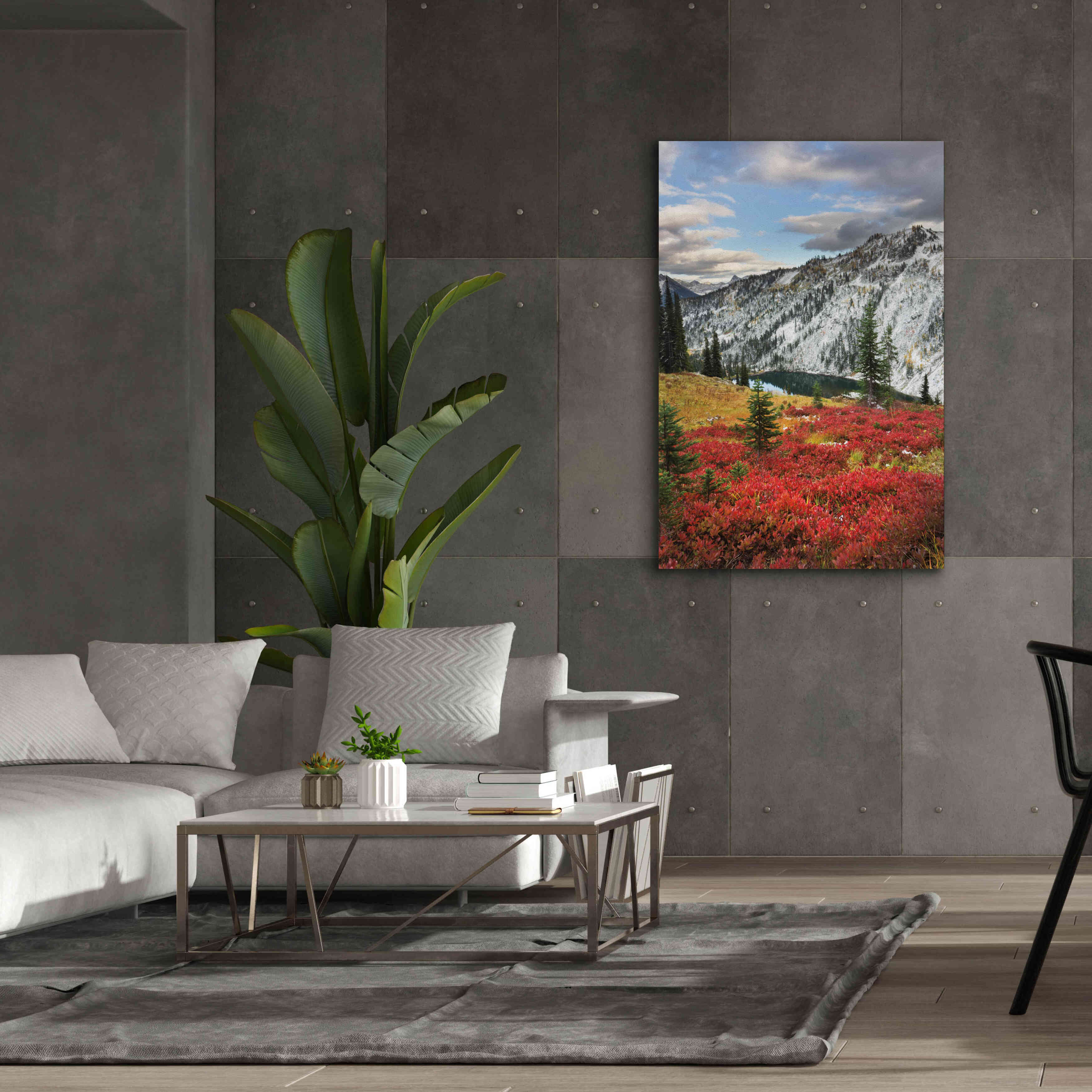 'Lake Ann North Cascades' by Alan Majchrowicz,Giclee Canvas Wall Art,40x60