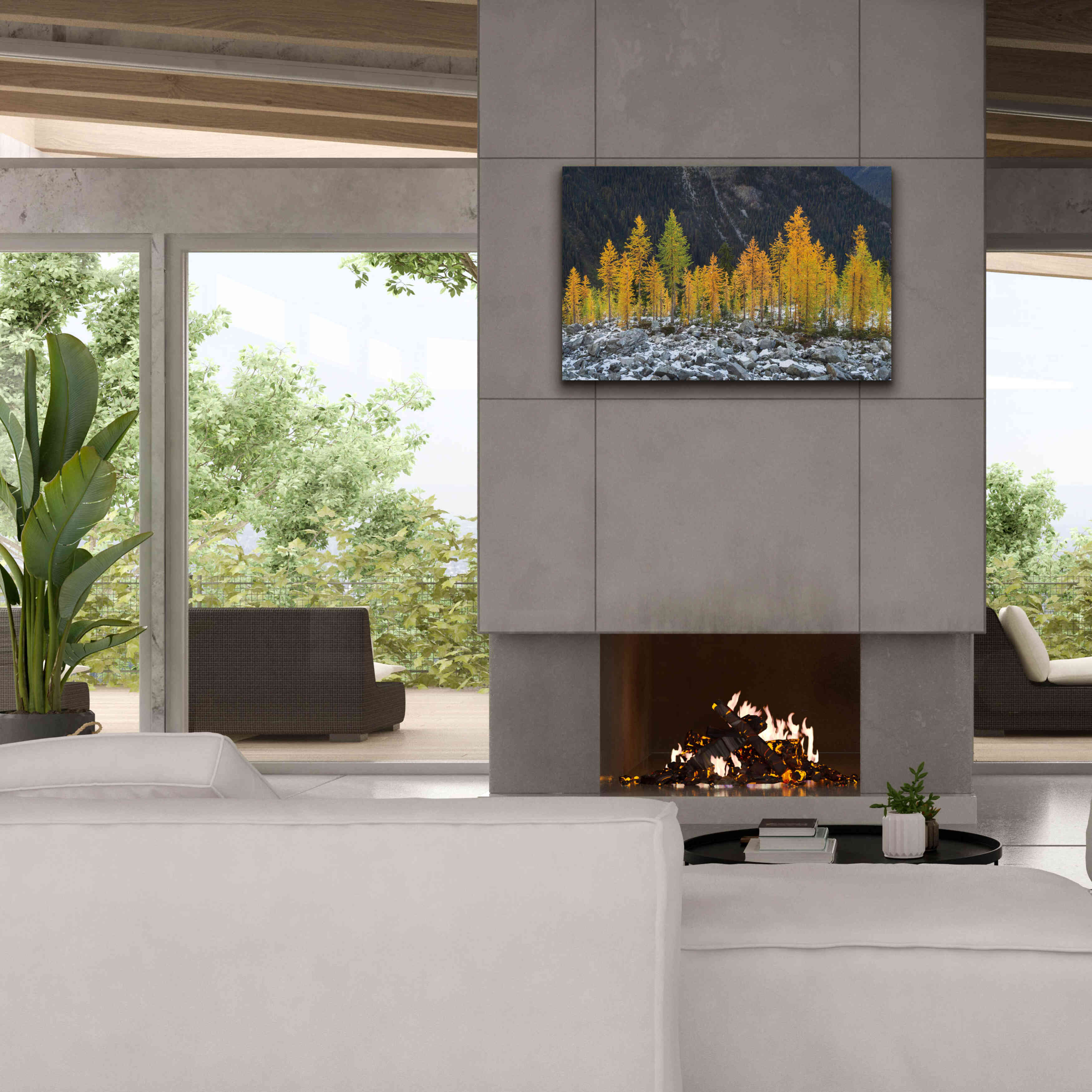 'Alpine Larches North Cascades' by Alan Majchrowicz,Giclee Canvas Wall Art,40x26