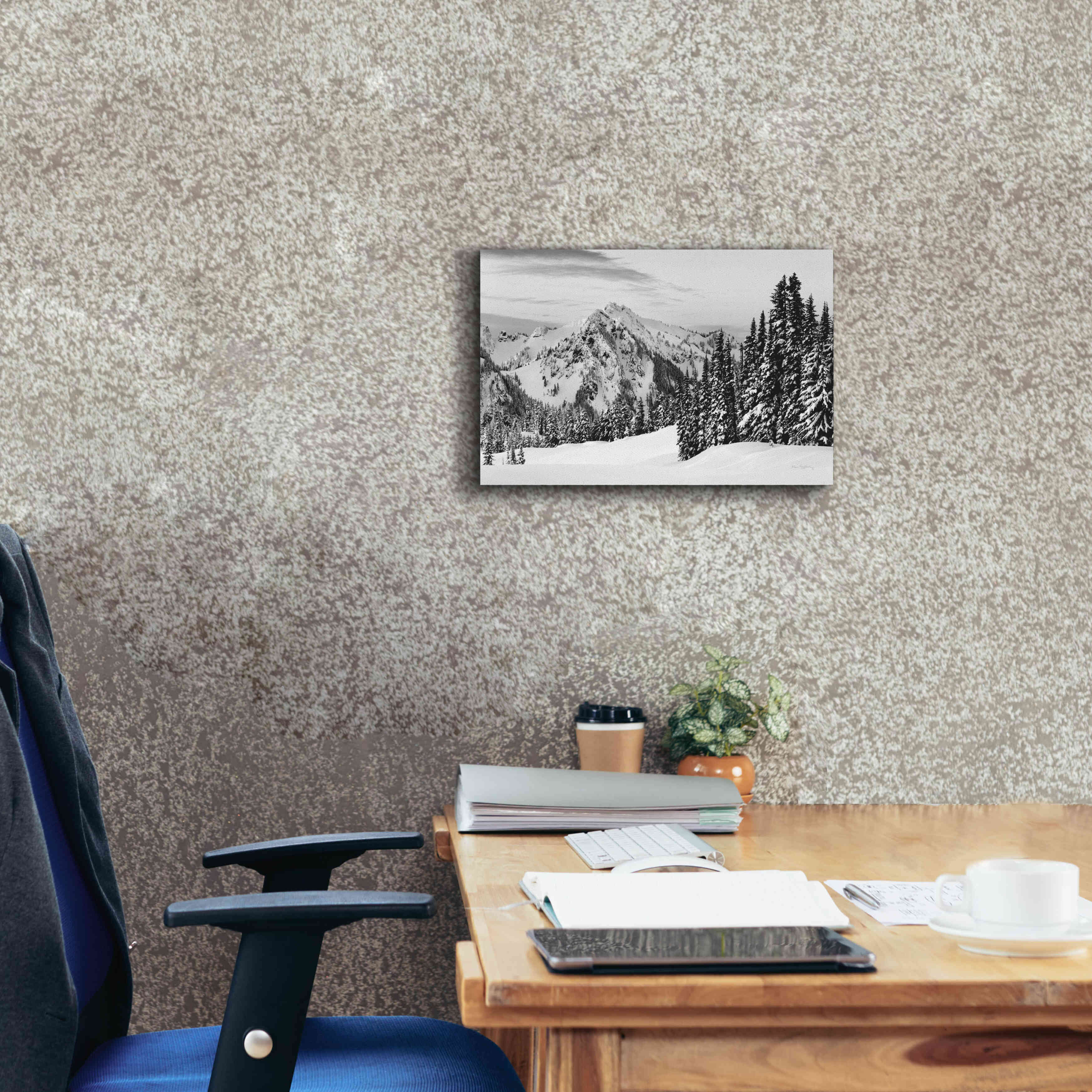 'Tatoosh Range BW' by Alan Majchrowicz,Giclee Canvas Wall Art,18x12