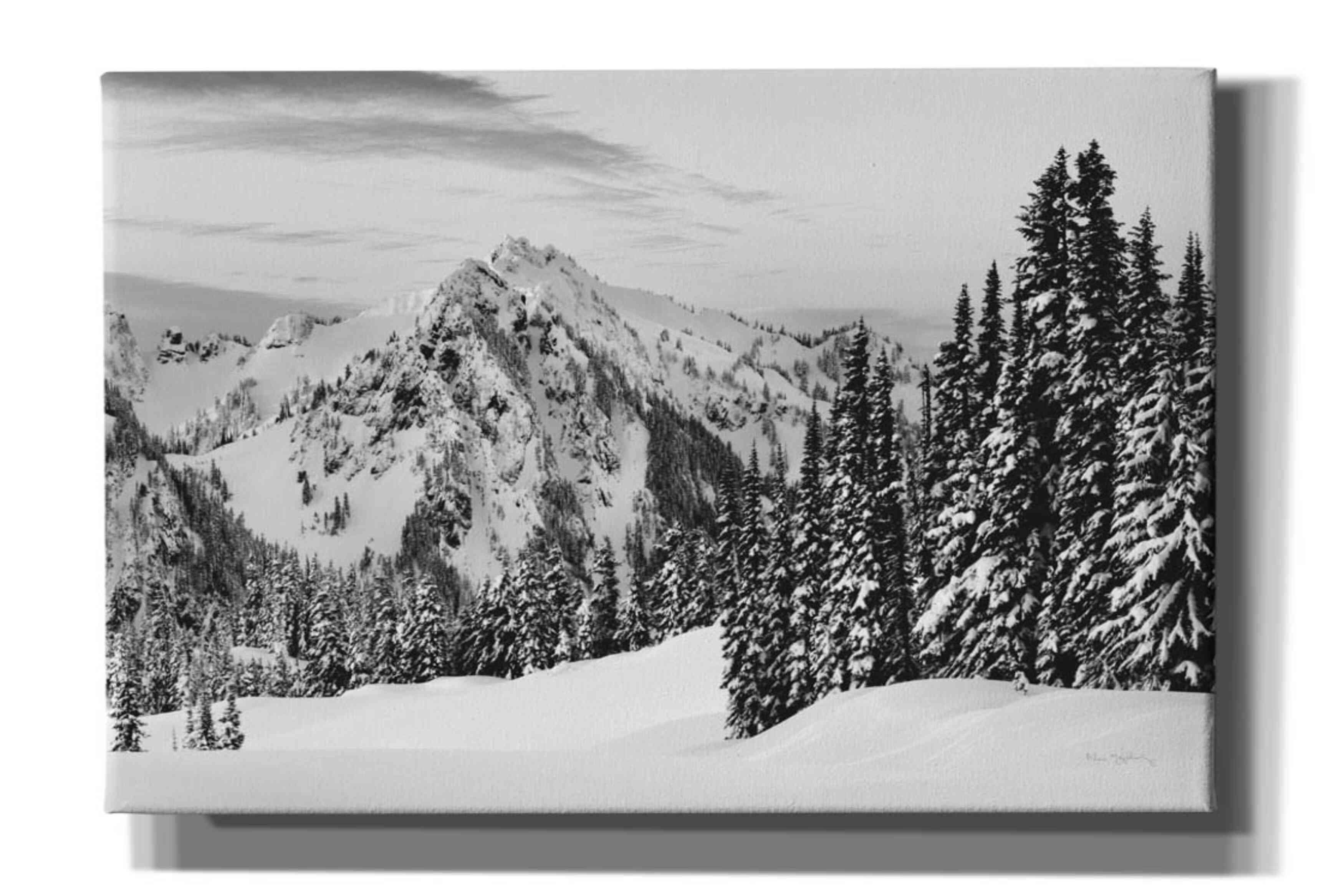 'Tatoosh Range BW' by Alan Majchrowicz,Giclee Canvas Wall Art