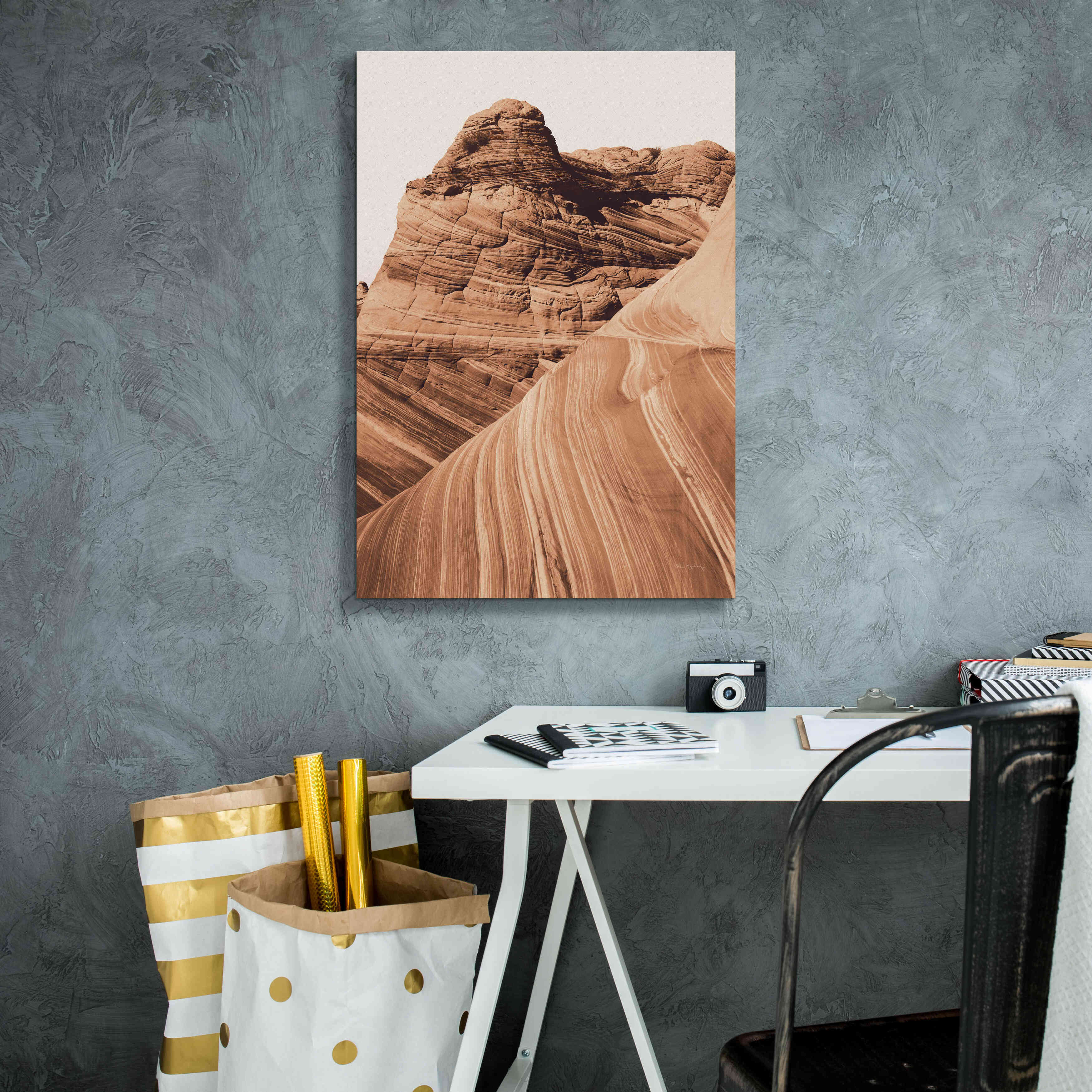 'Coyote Buttes I Autumn' by Alan Majchrowicz,Giclee Canvas Wall Art,18x26