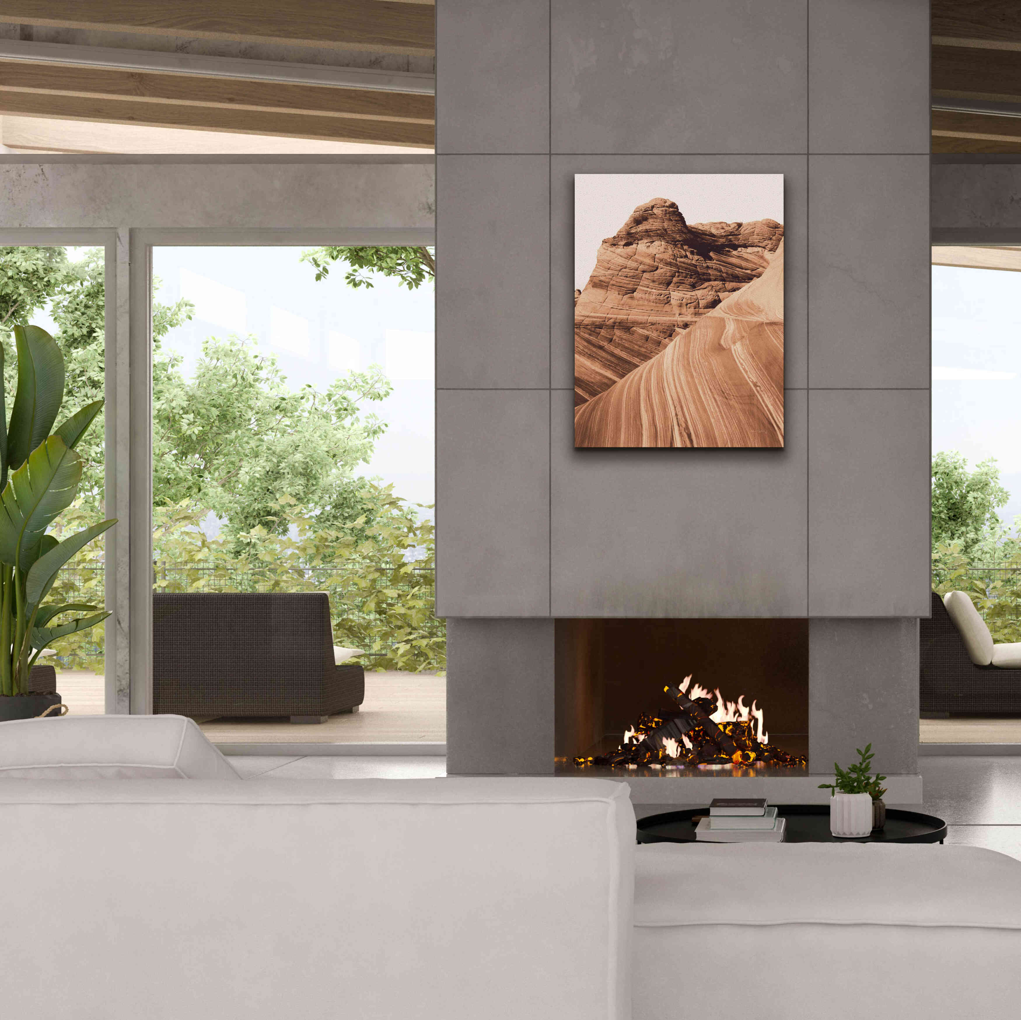 'Coyote Buttes I Autumn' by Alan Majchrowicz,Giclee Canvas Wall Art,26x34