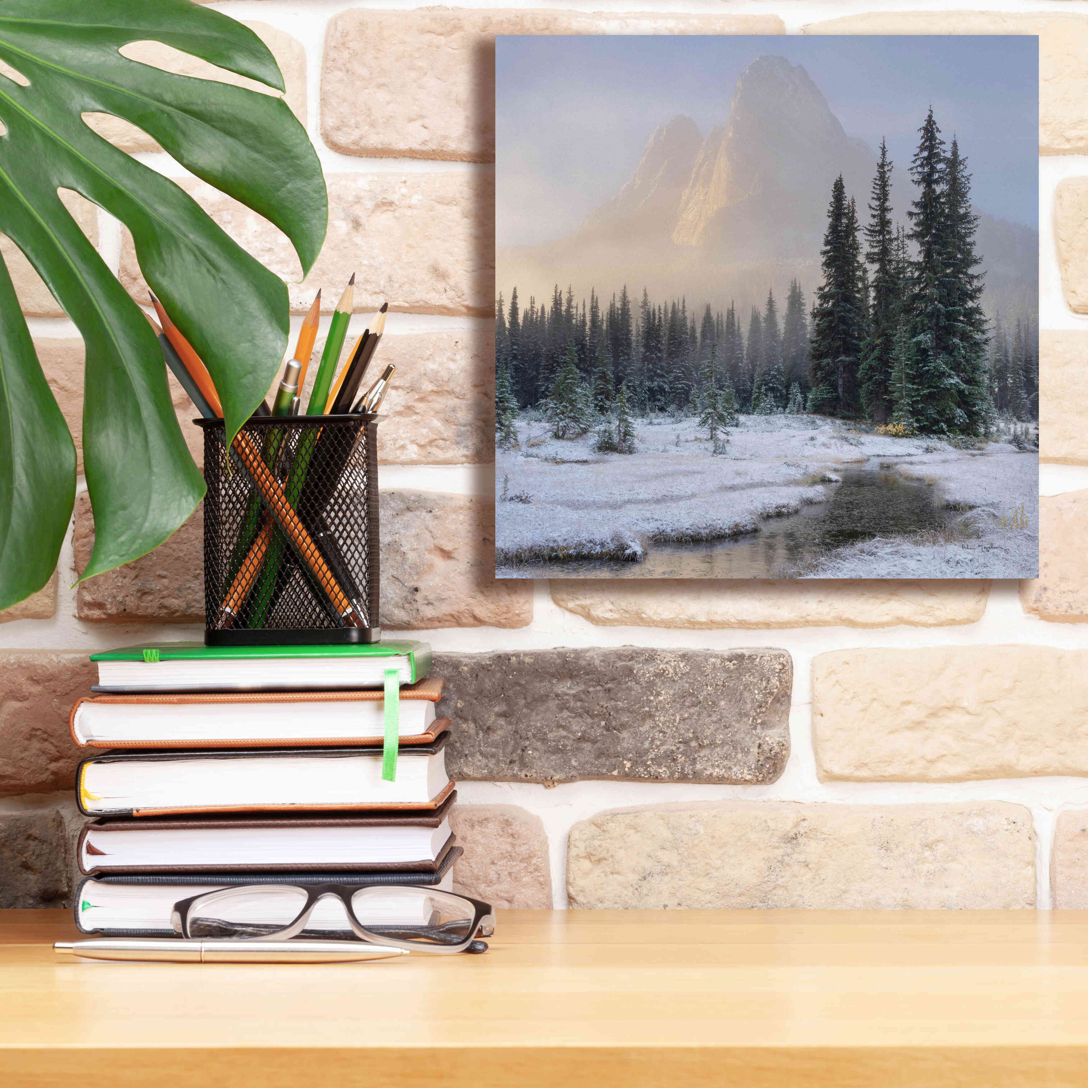 'Bell Mountain North Cascades II' by Alan Majchrowicz,Giclee Canvas Wall Art,12x12