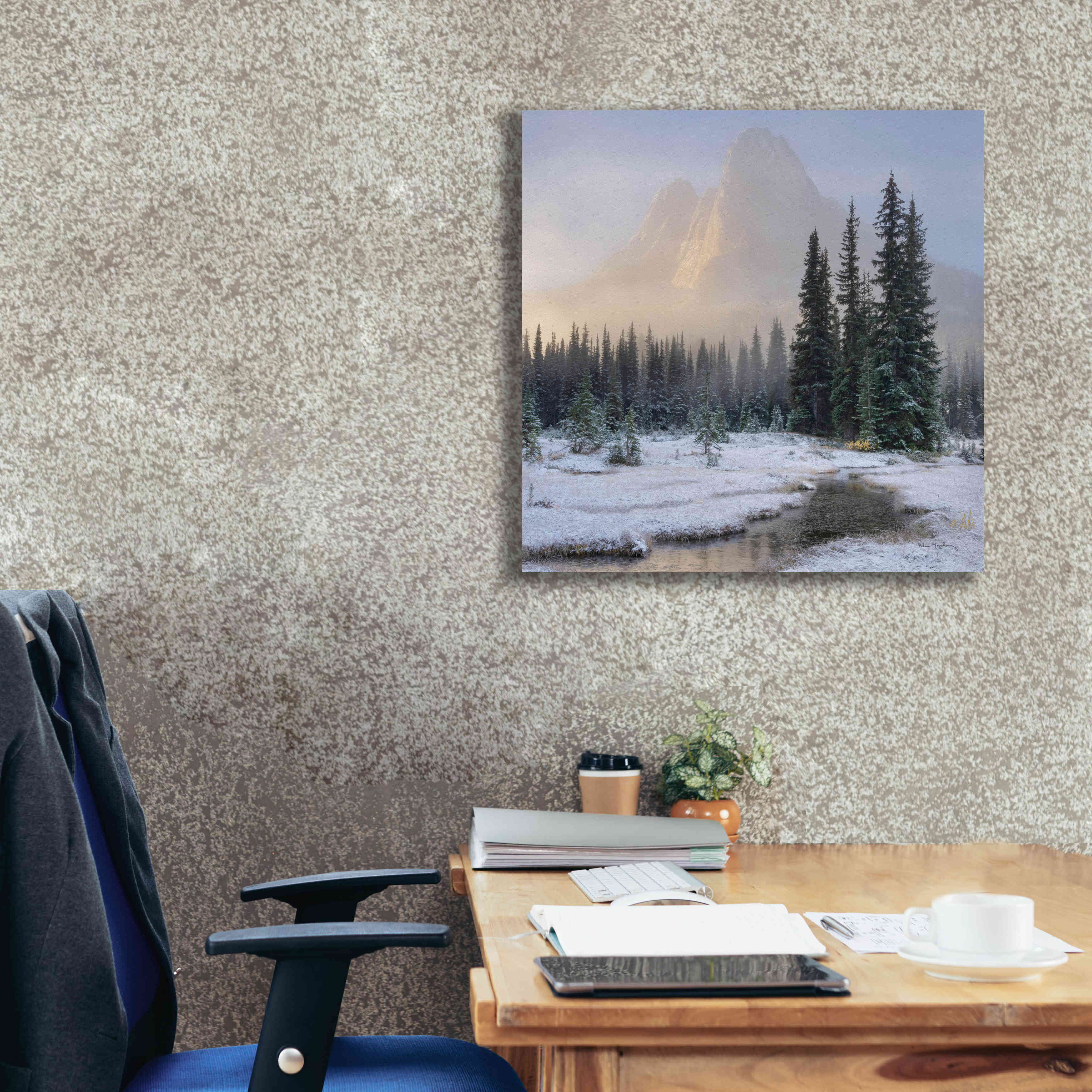 'Bell Mountain North Cascades II' by Alan Majchrowicz,Giclee Canvas Wall Art,26x26