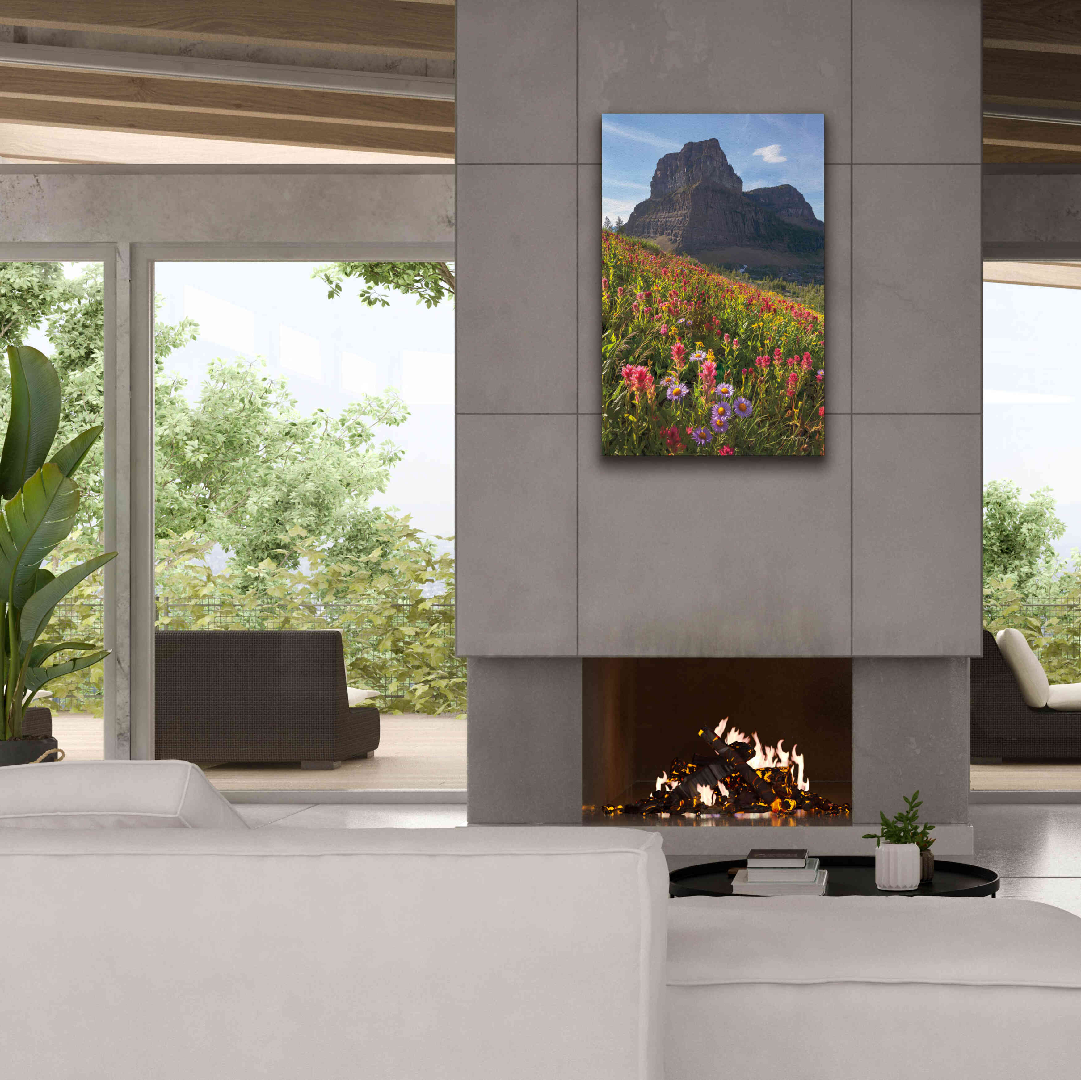 'Boulder Pass Wildflowers' by Alan Majchrowicz,Giclee Canvas Wall Art,26x40