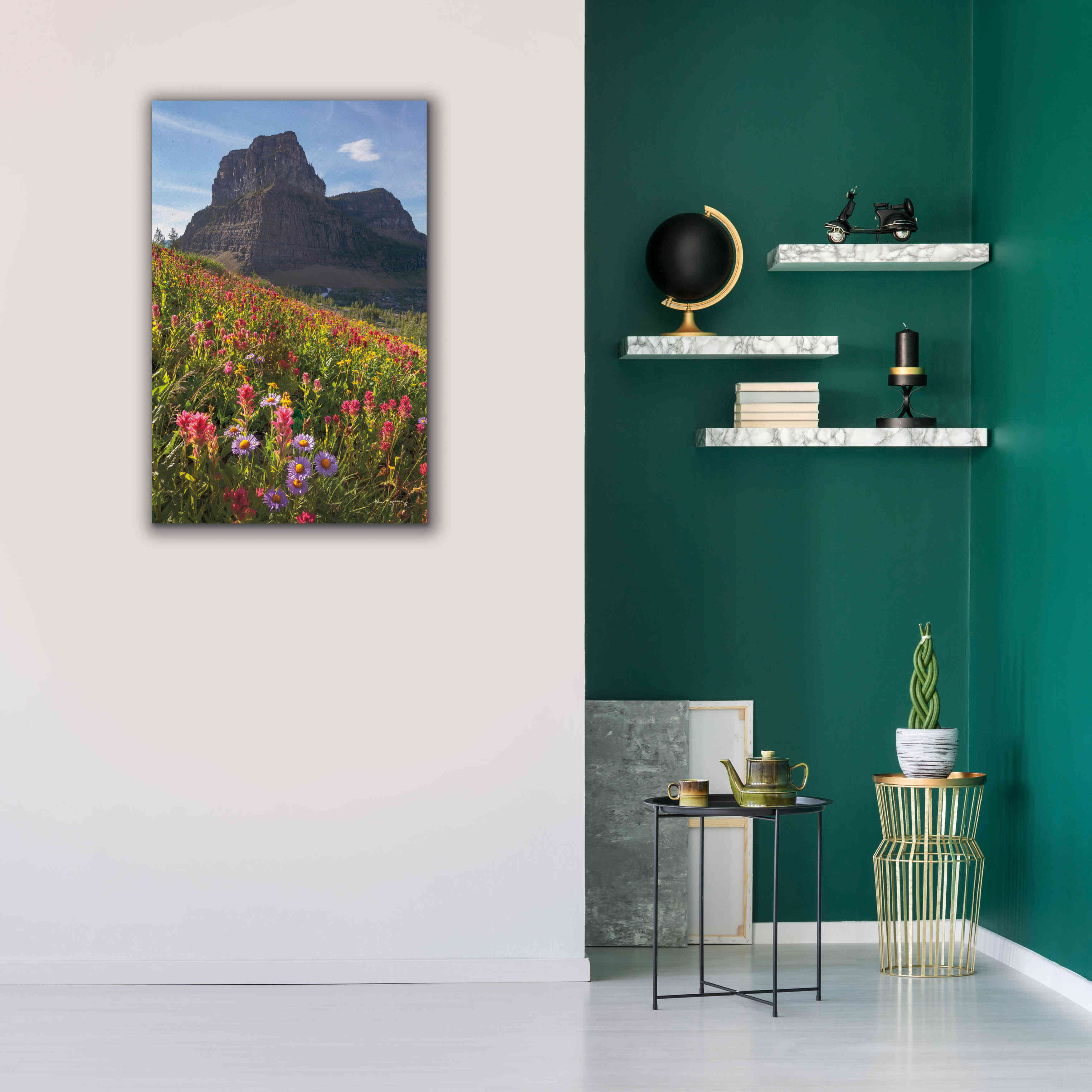 'Boulder Pass Wildflowers' by Alan Majchrowicz,Giclee Canvas Wall Art,26x40