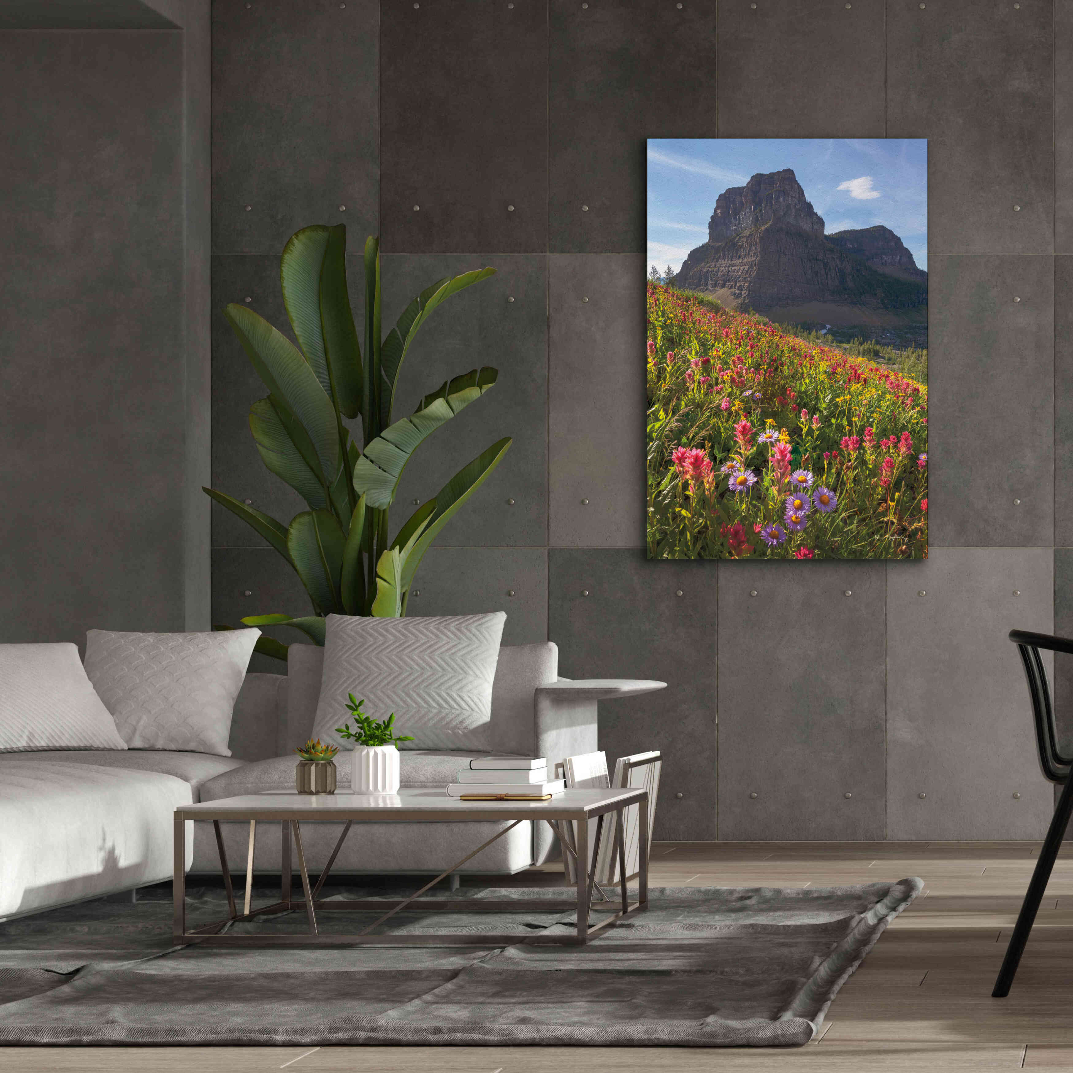 'Boulder Pass Wildflowers' by Alan Majchrowicz,Giclee Canvas Wall Art,40x60