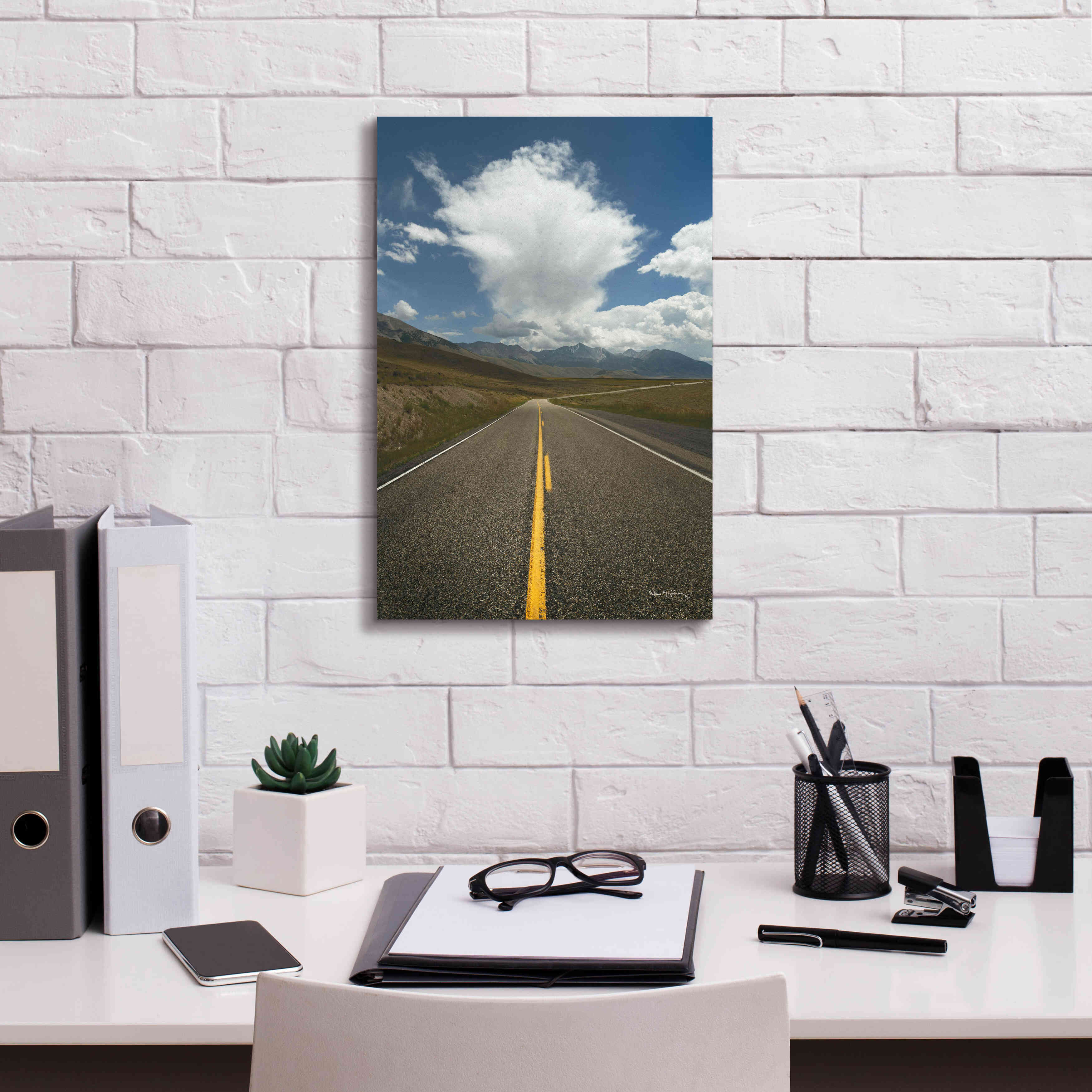 'Highway 93 in Idaho' by Alan Majchrowicz,Giclee Canvas Wall Art,12x18