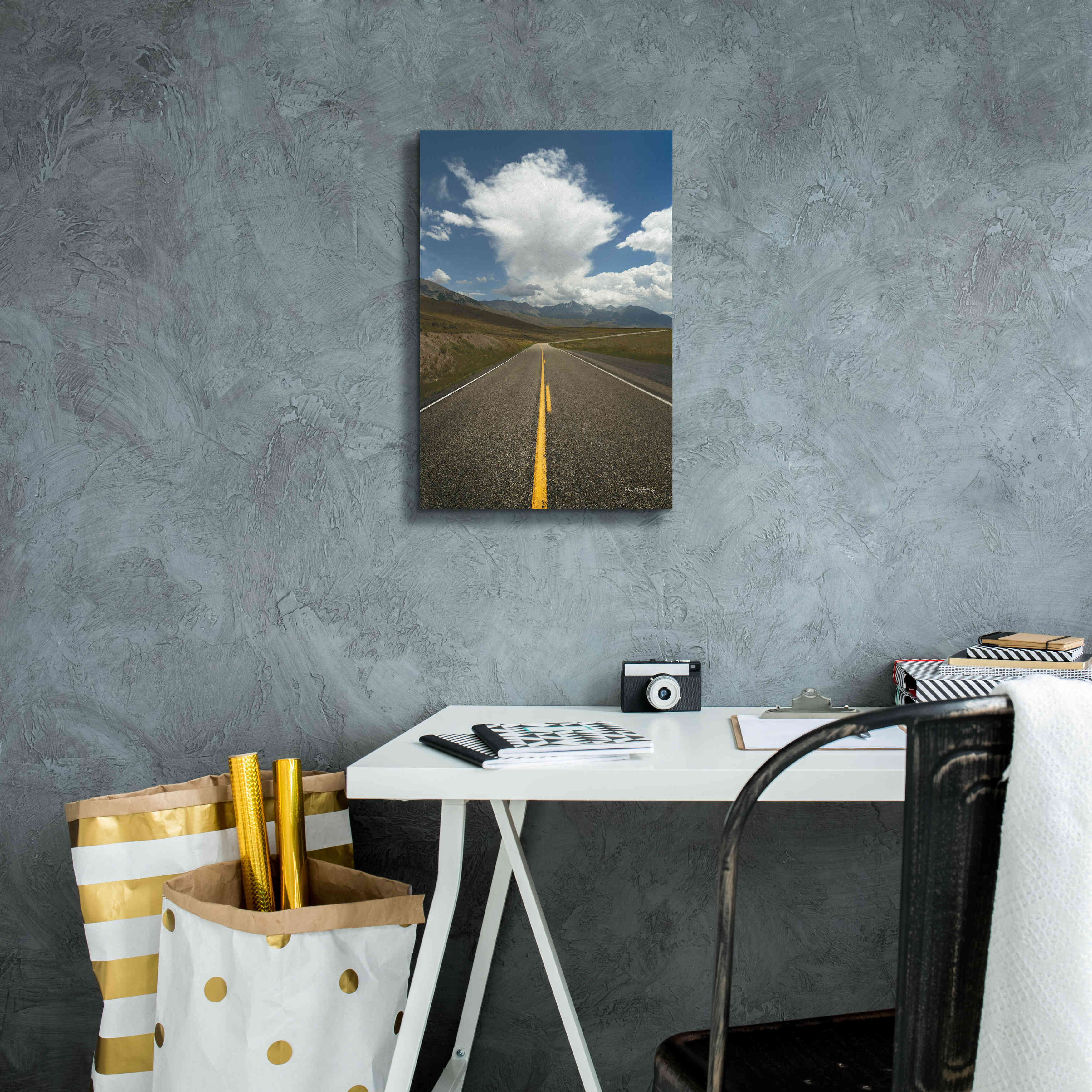 'Highway 93 in Idaho' by Alan Majchrowicz,Giclee Canvas Wall Art,12x18