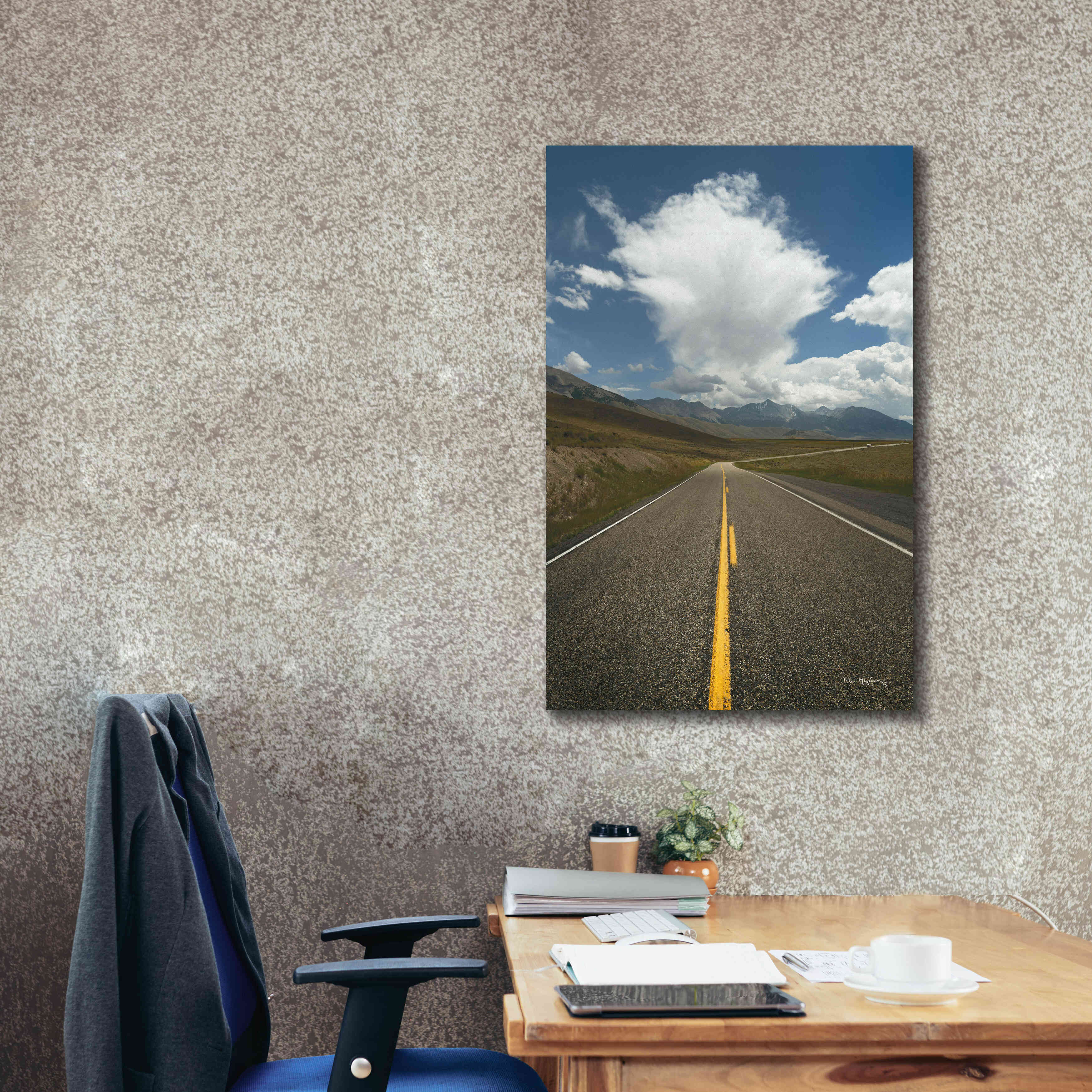 'Highway 93 in Idaho' by Alan Majchrowicz,Giclee Canvas Wall Art,26x40