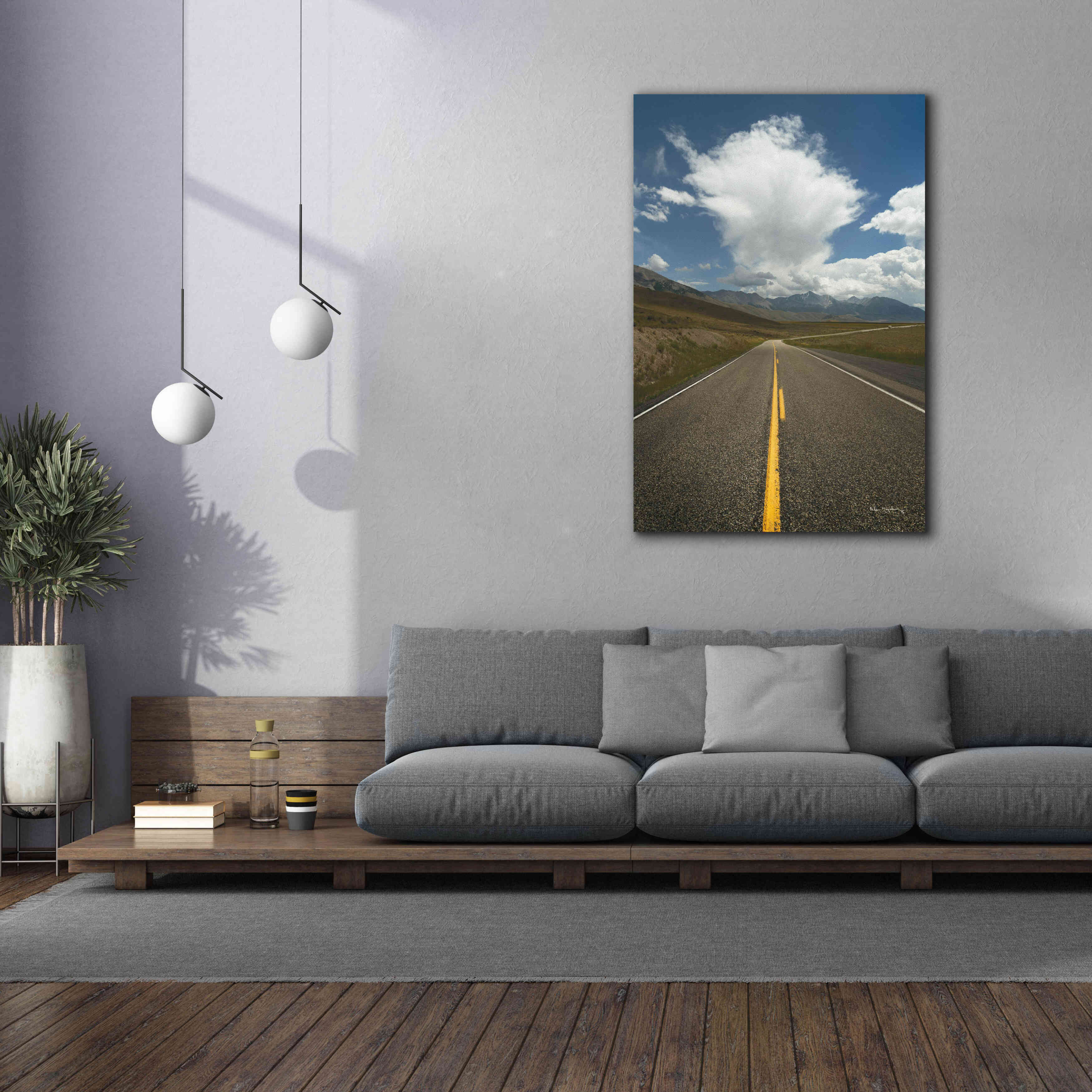 'Highway 93 in Idaho' by Alan Majchrowicz,Giclee Canvas Wall Art,40x60