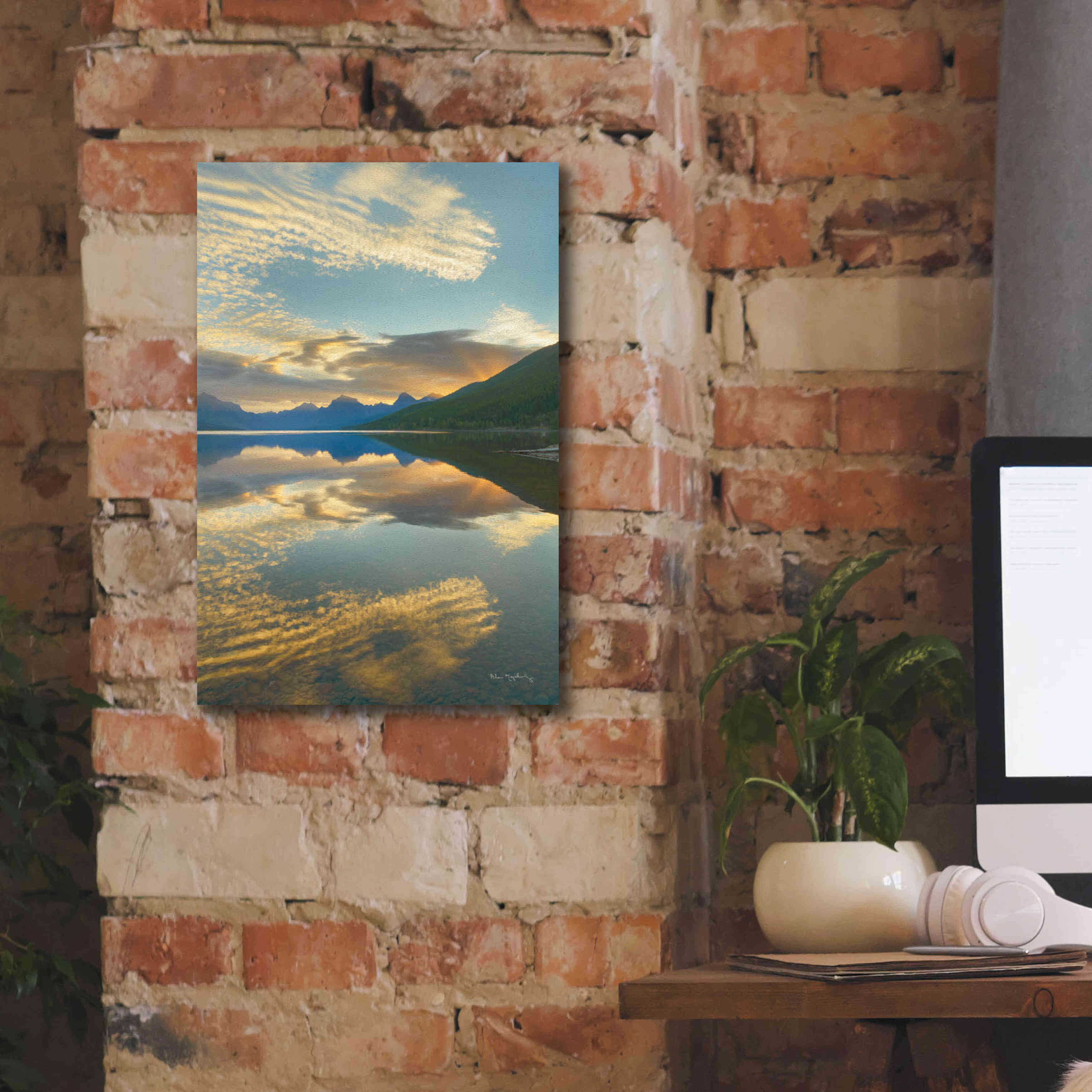 'Montana Sunrise' by Alan Majchrowicz,Giclee Canvas Wall Art,12x18