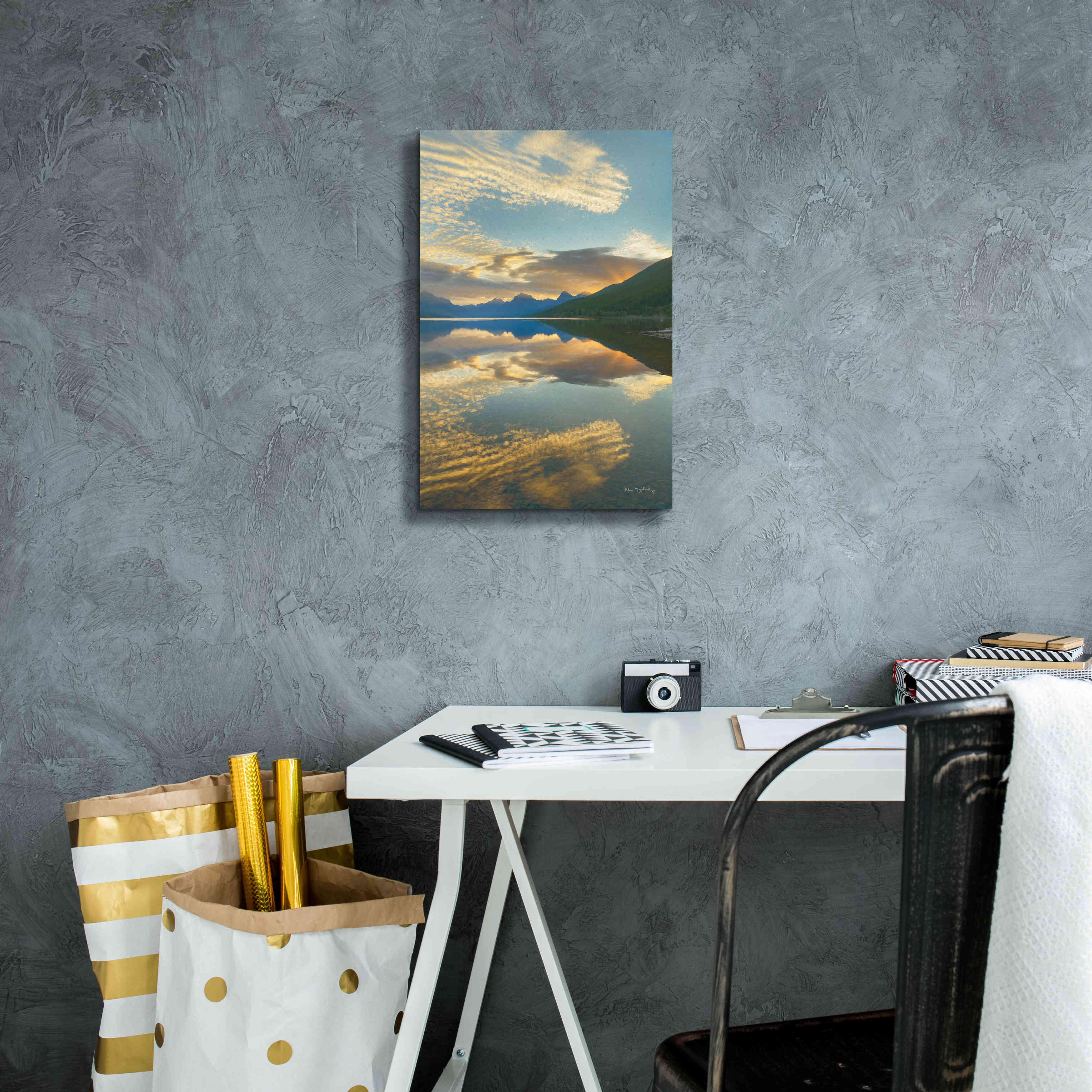 'Montana Sunrise' by Alan Majchrowicz,Giclee Canvas Wall Art,12x18