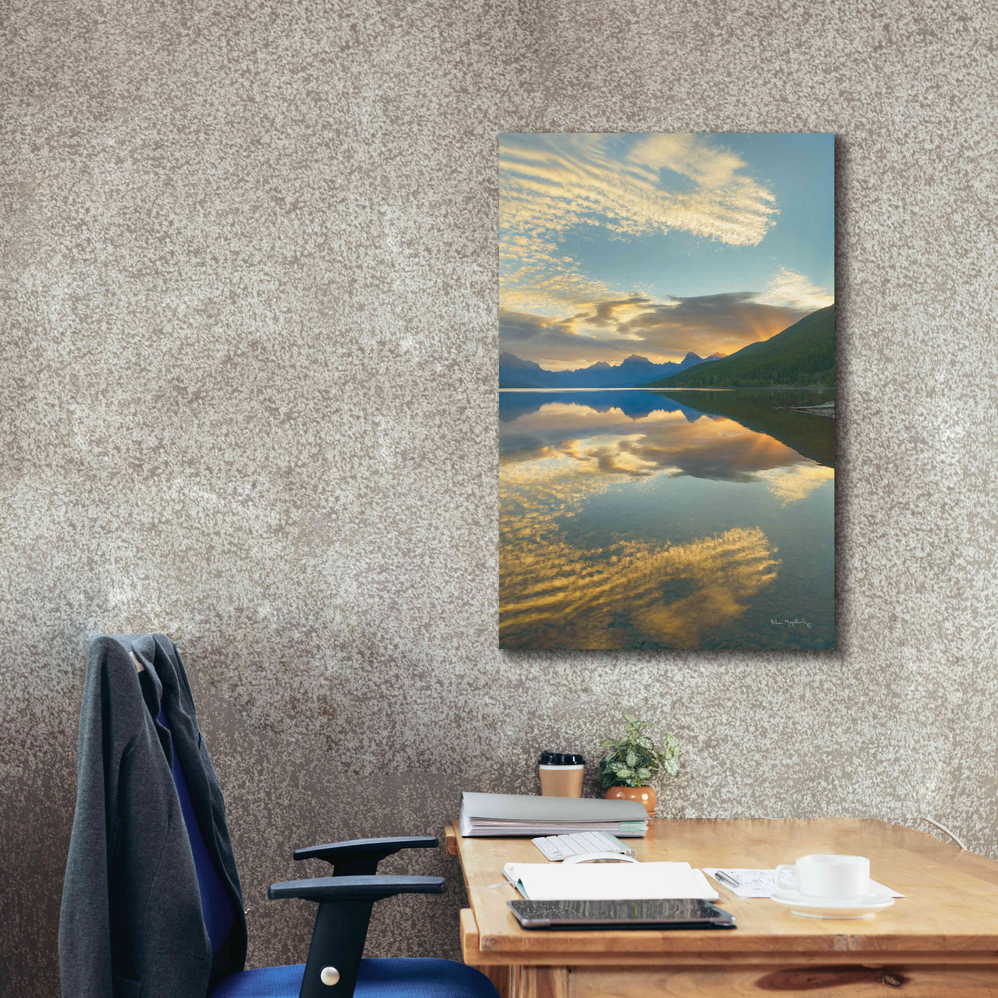 'Montana Sunrise' by Alan Majchrowicz,Giclee Canvas Wall Art,26x40