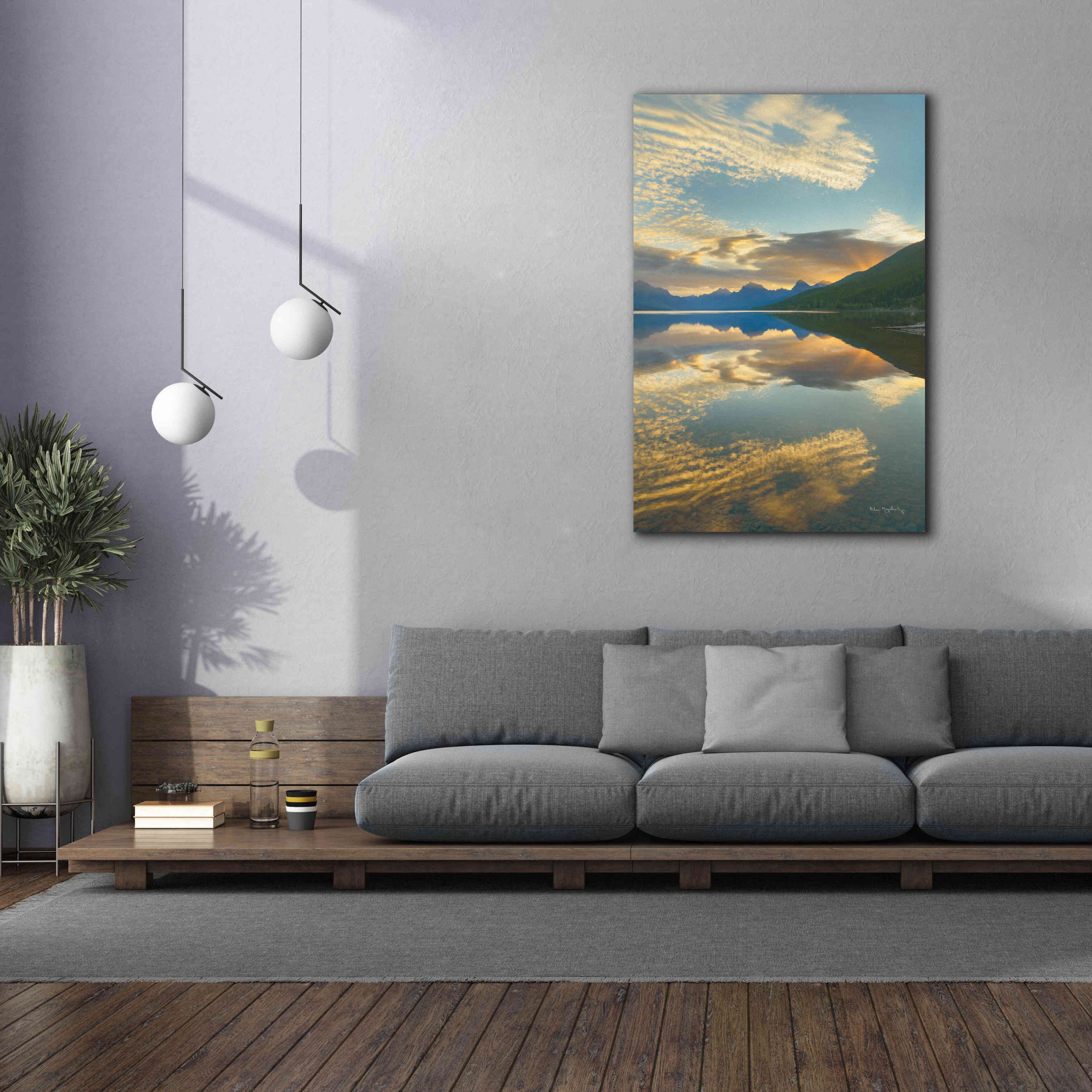 'Montana Sunrise' by Alan Majchrowicz,Giclee Canvas Wall Art,40x60