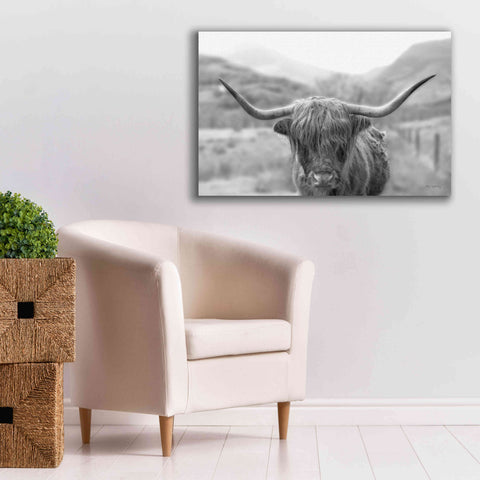 Image of 'Scottish Highland Cattle III Neutral Crop' by Alan Majchrowicz,Giclee Canvas Wall Art,40x26