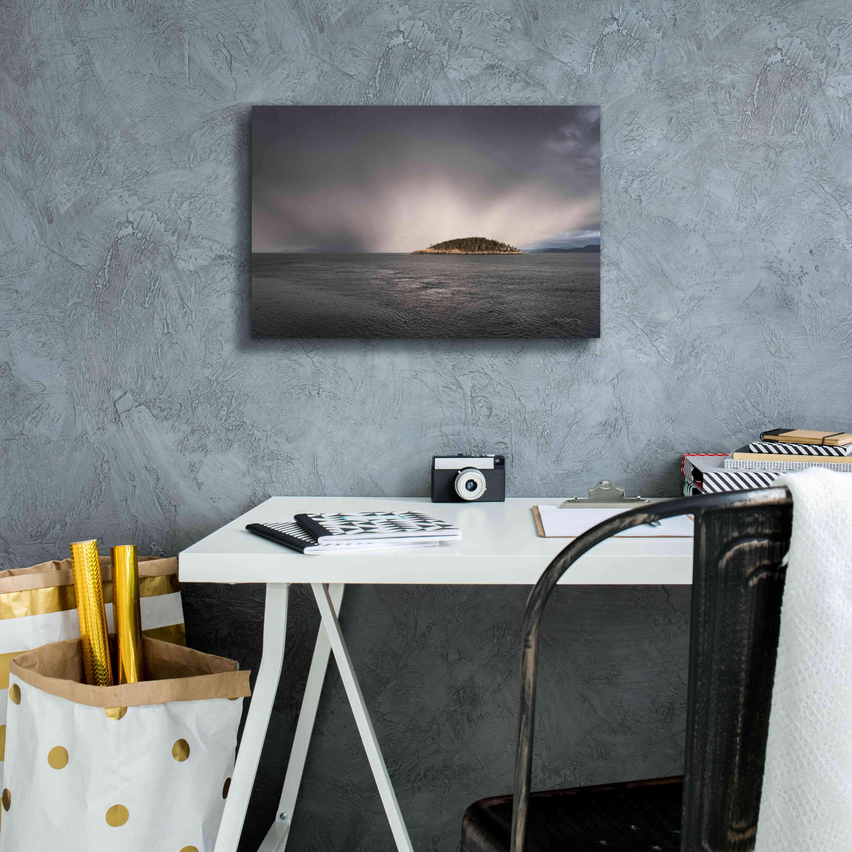 'Deception Pass Island' by Alan Majchrowicz,Giclee Canvas Wall Art,18x12