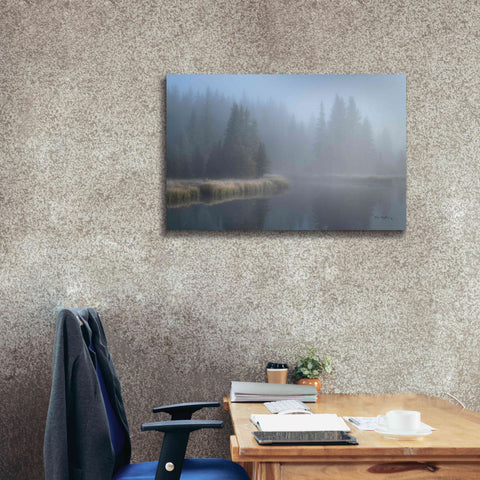 Image of 'Grand Teton Lake Fog' by Alan Majchrowicz,Giclee Canvas Wall Art,40x26