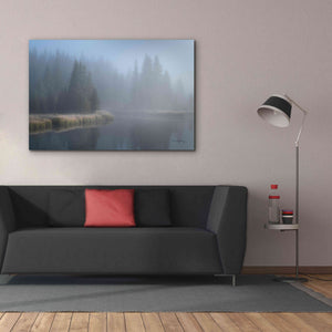 'Grand Teton Lake Fog' by Alan Majchrowicz,Giclee Canvas Wall Art,60x40