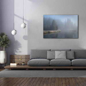 'Grand Teton Lake Fog' by Alan Majchrowicz,Giclee Canvas Wall Art,60x40