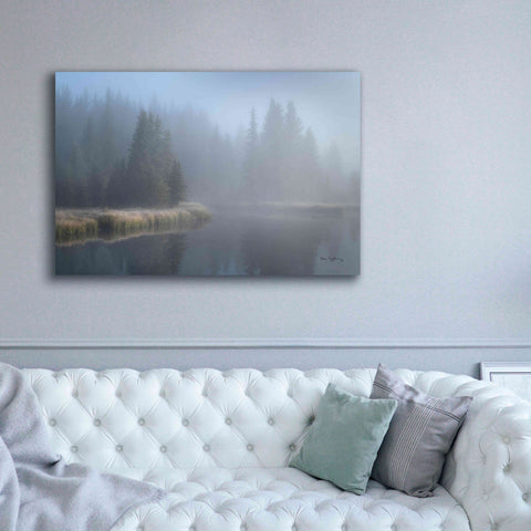 Image of 'Grand Teton Lake Fog' by Alan Majchrowicz,Giclee Canvas Wall Art,60x40