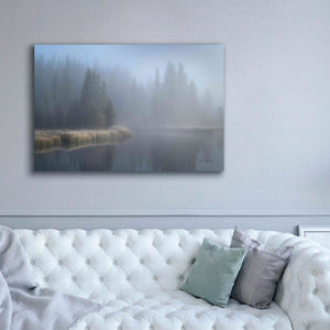 'Grand Teton Lake Fog' by Alan Majchrowicz,Giclee Canvas Wall Art,60x40