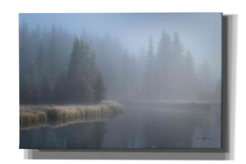 Image of 'Grand Teton Lake Fog' by Alan Majchrowicz,Giclee Canvas Wall Art