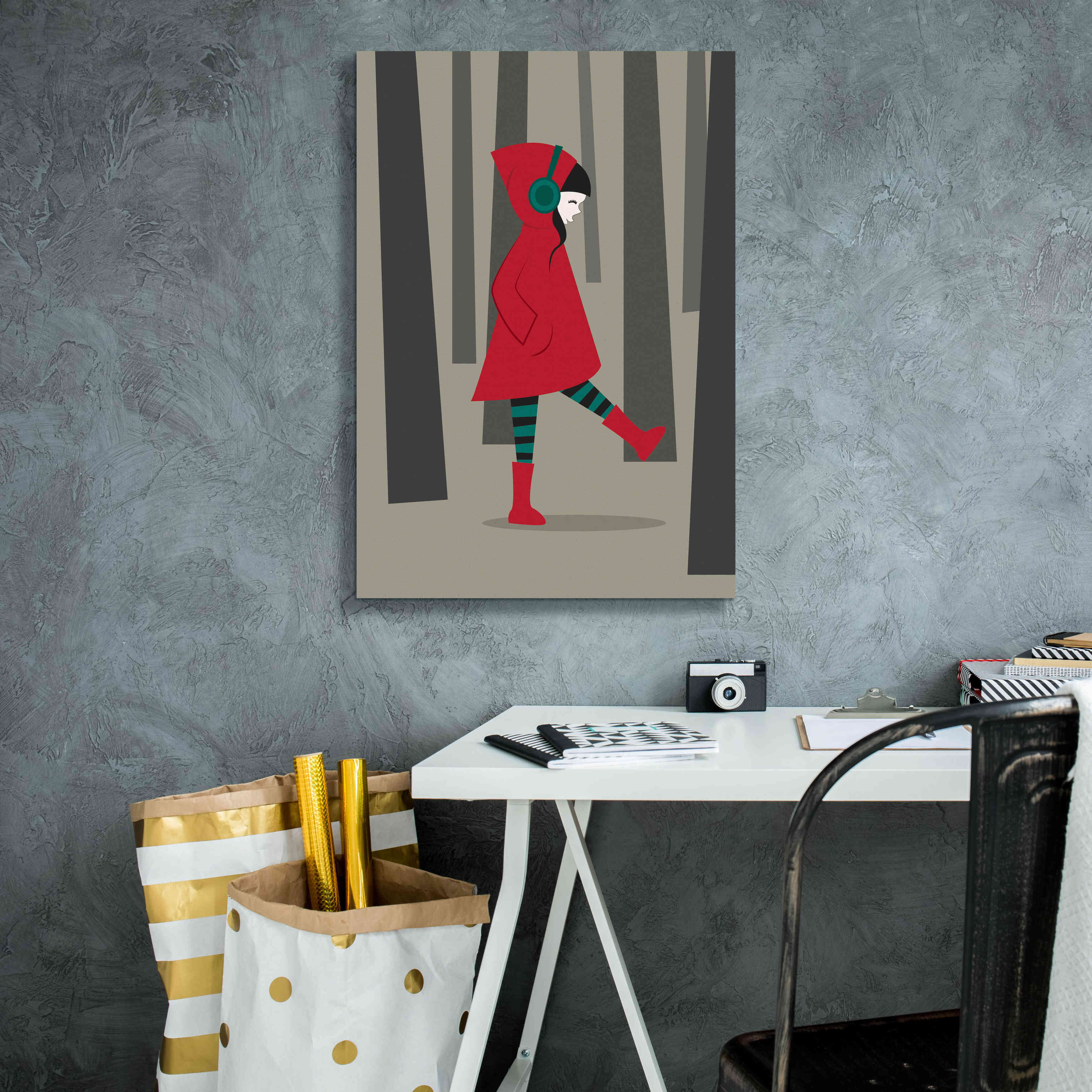 'There Is No Wolf' by Volkan Dalyan, Giclee Canvas Wall Art,18x26