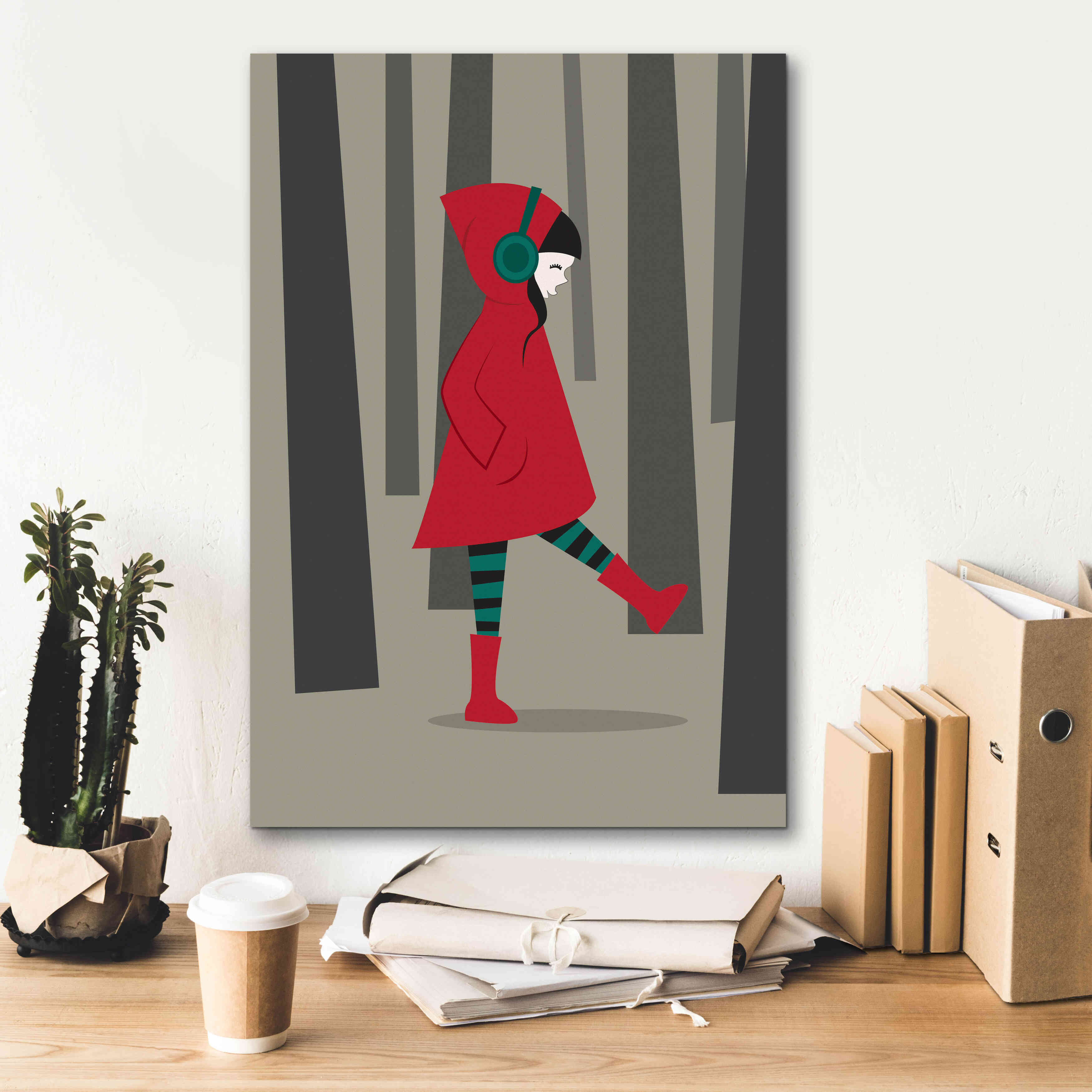 'There Is No Wolf' by Volkan Dalyan, Giclee Canvas Wall Art,18x26