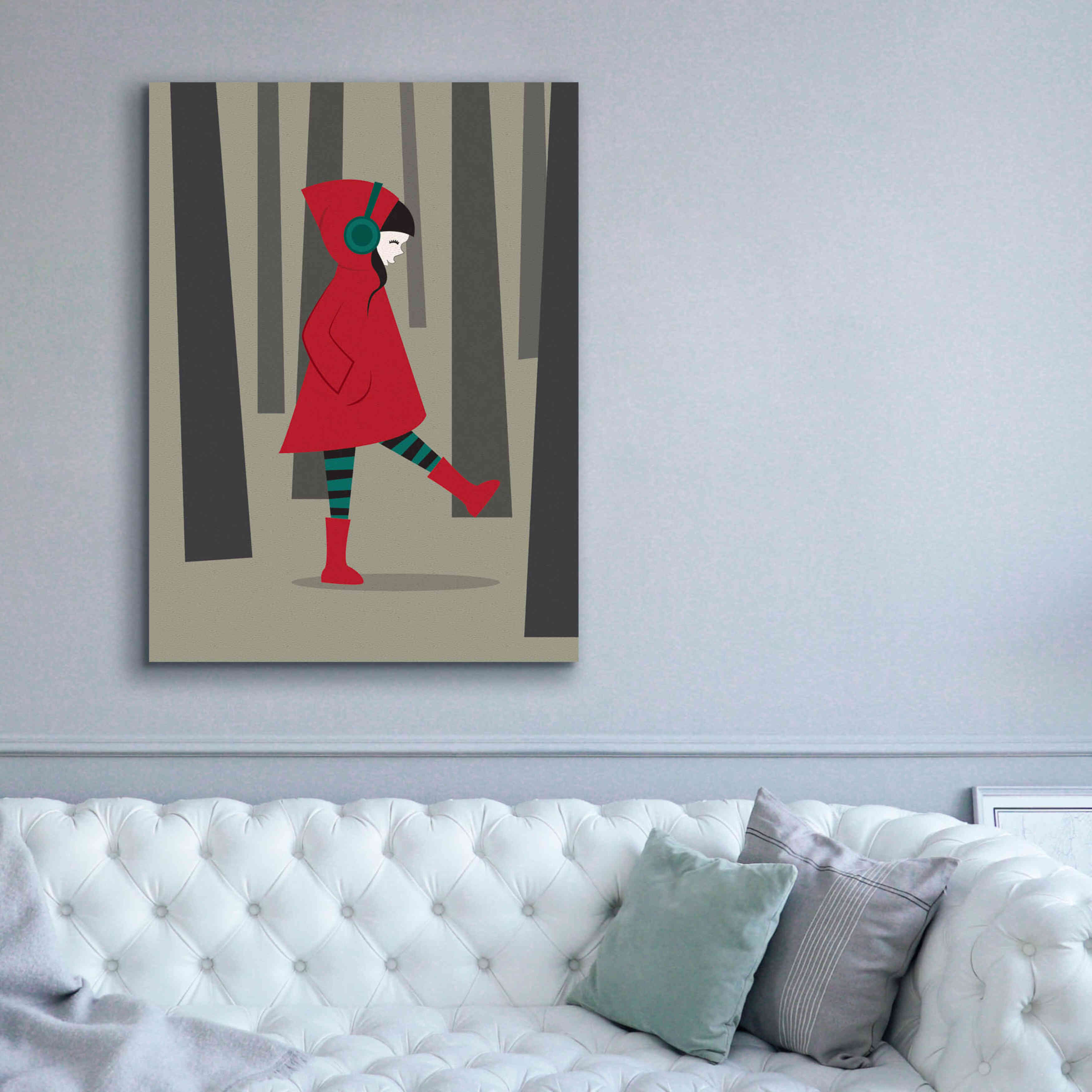 'There Is No Wolf' by Volkan Dalyan, Giclee Canvas Wall Art,40x54