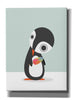 'Pingu Loves Ice Cream' by Volkan Dalyan, Giclee Canvas Wall Art